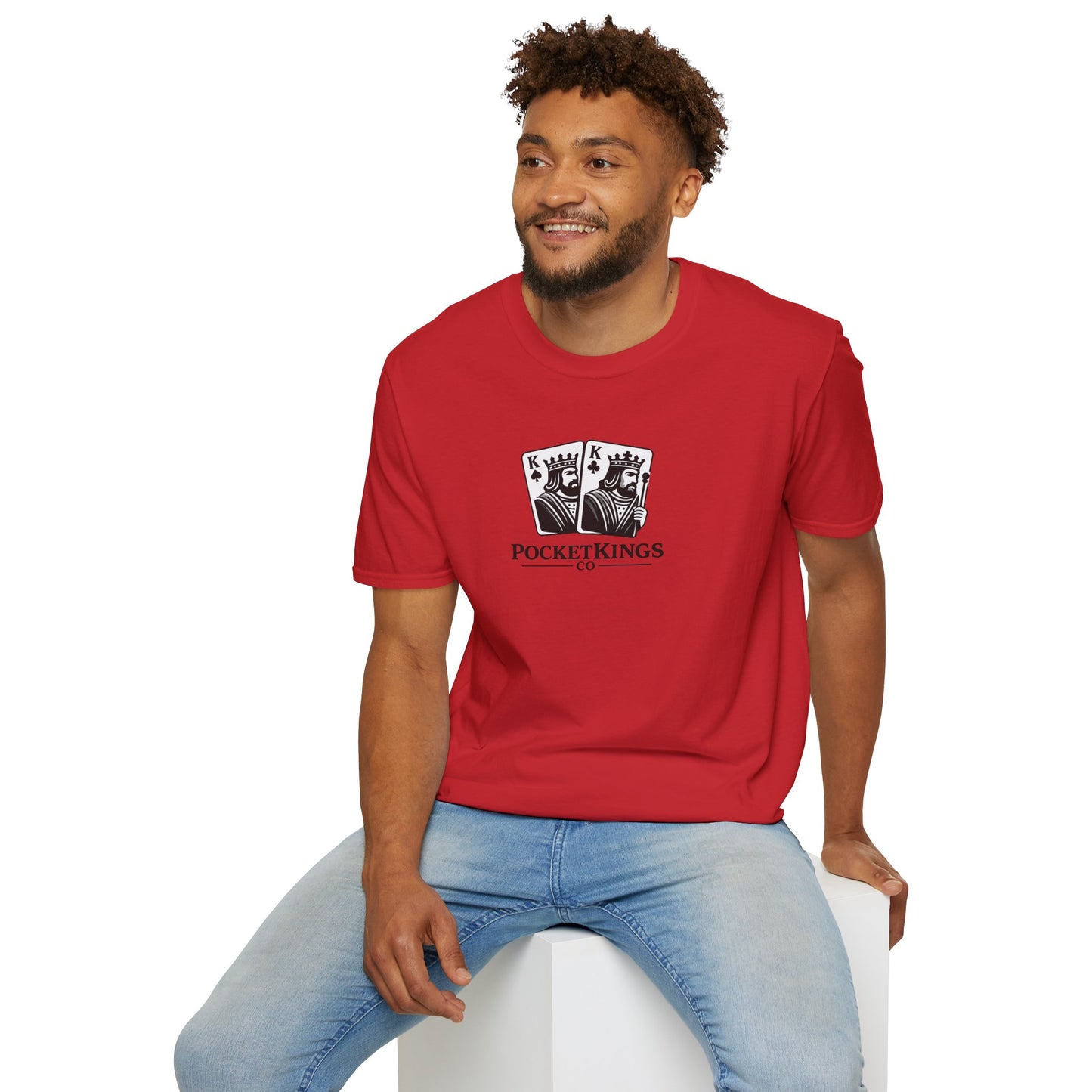 Classic Pocket Kings Logo T-Shirt – PocketKingsCo Signature Poker Tee