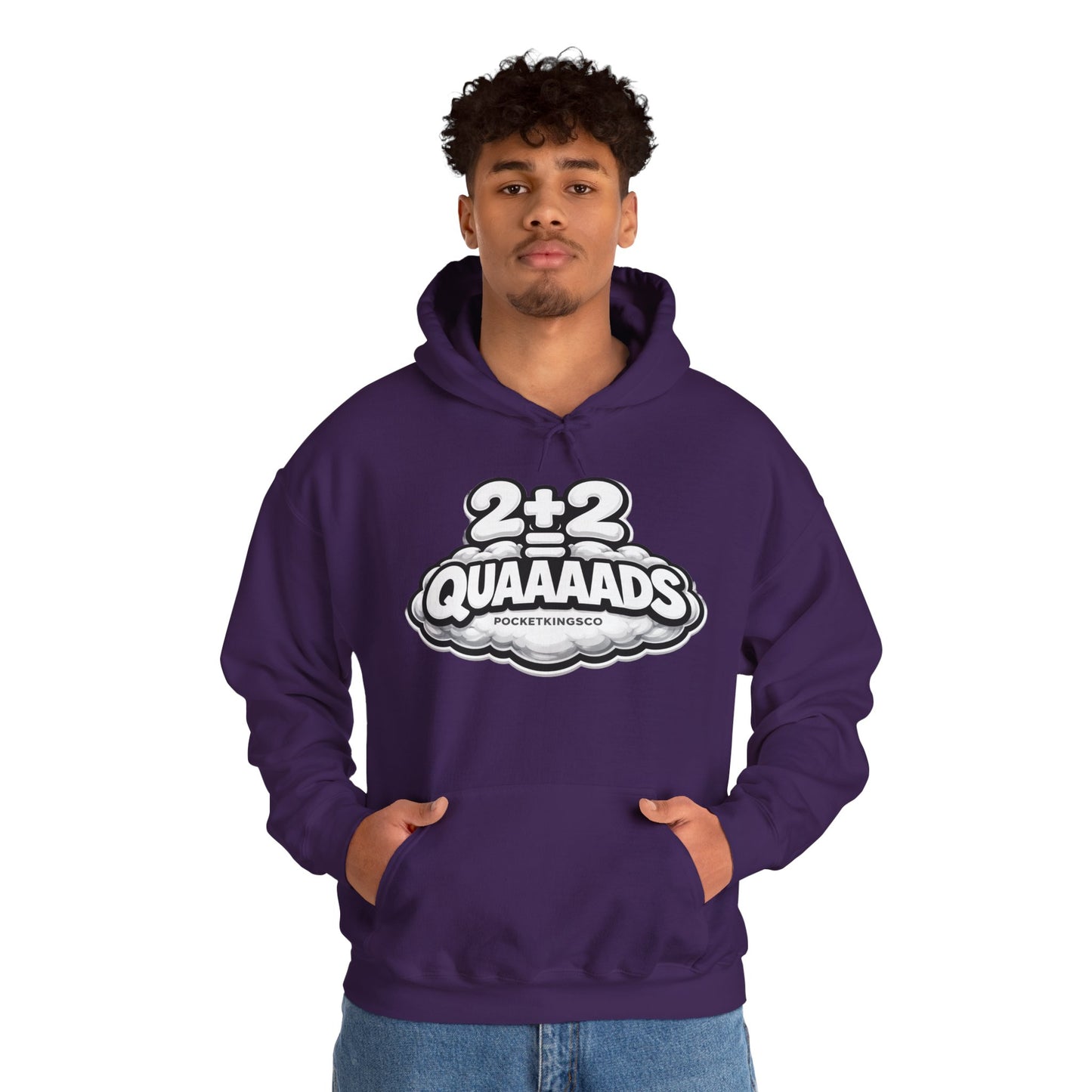 2+2 = QUAAAADS | PocketKingsCo Poker Hoodie