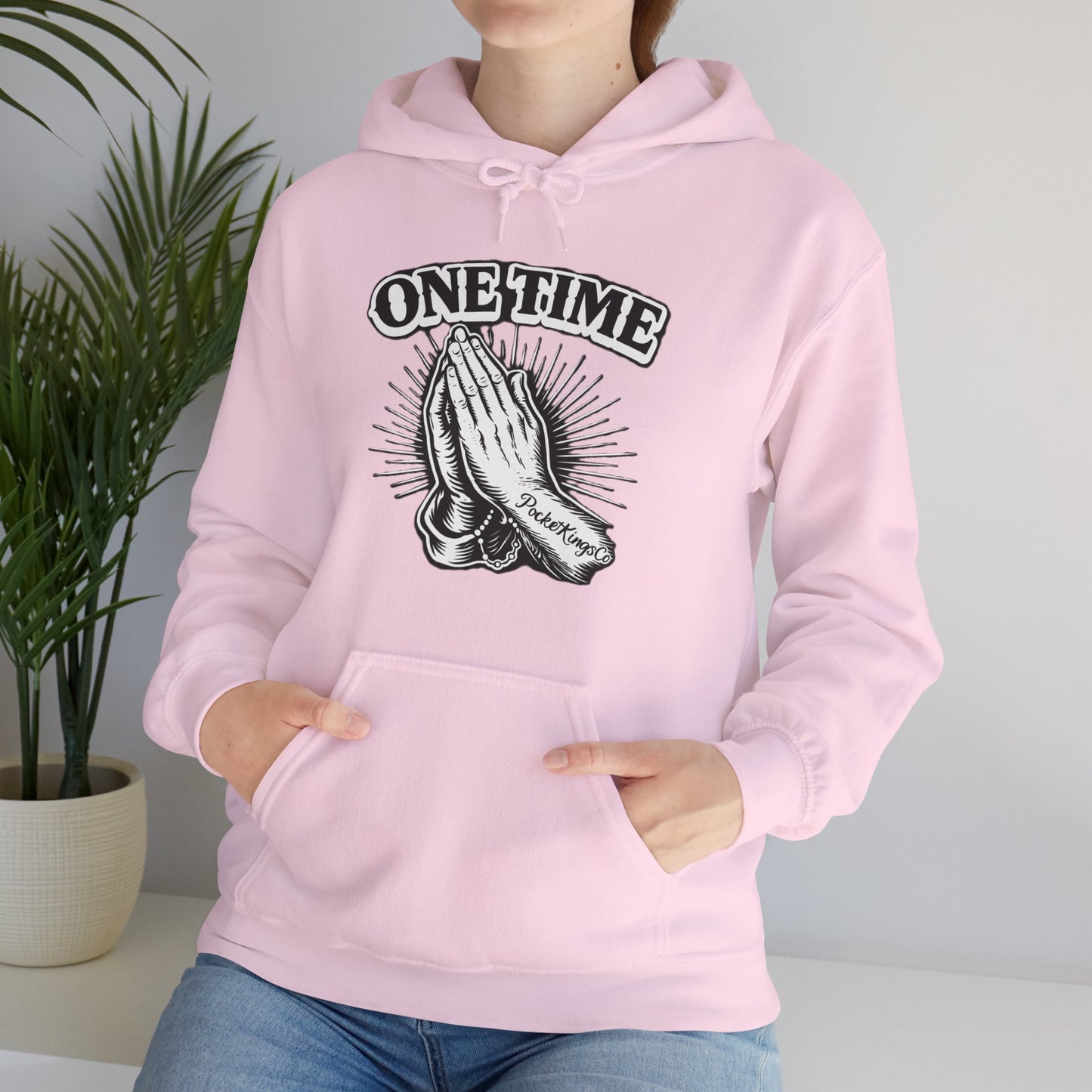 One Time PocketKingsCo Poker Mindset Hoodie
