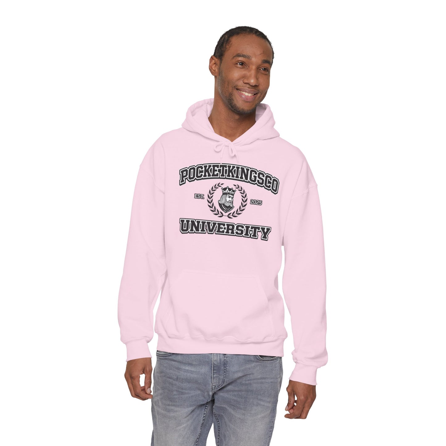 PocketKingsCo University Hoodie — Classic College Edition