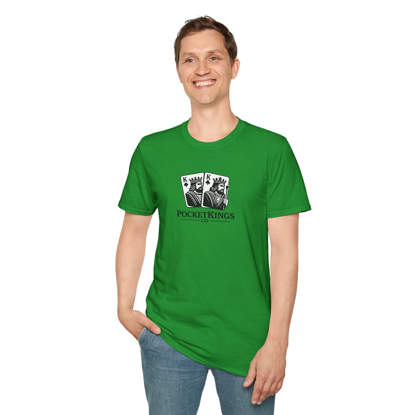Classic Pocket Kings Logo T-Shirt – PocketKingsCo Signature Poker Tee