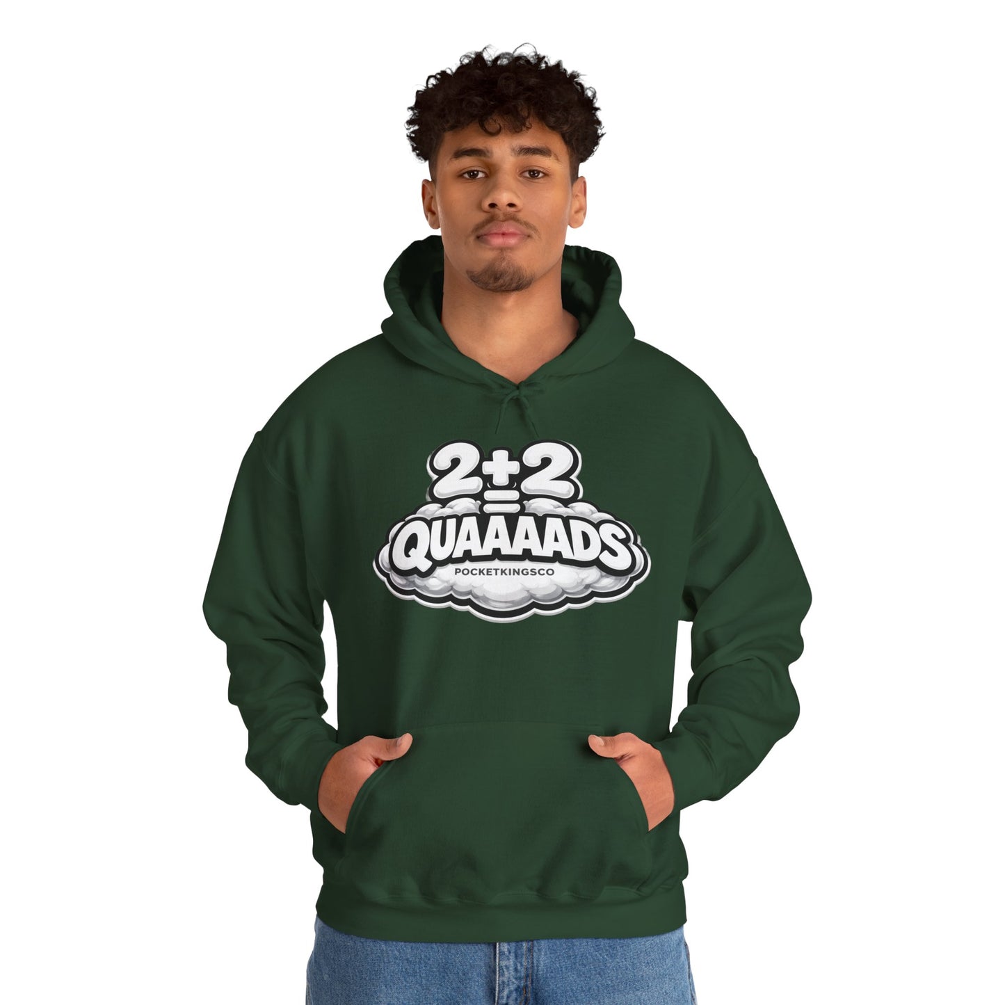 2+2 = QUAAAADS | PocketKingsCo Poker Hoodie