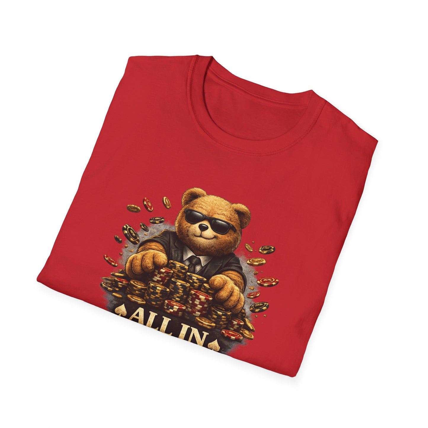 All-In Teddy Poker T-Shirt – PocketKingsCo