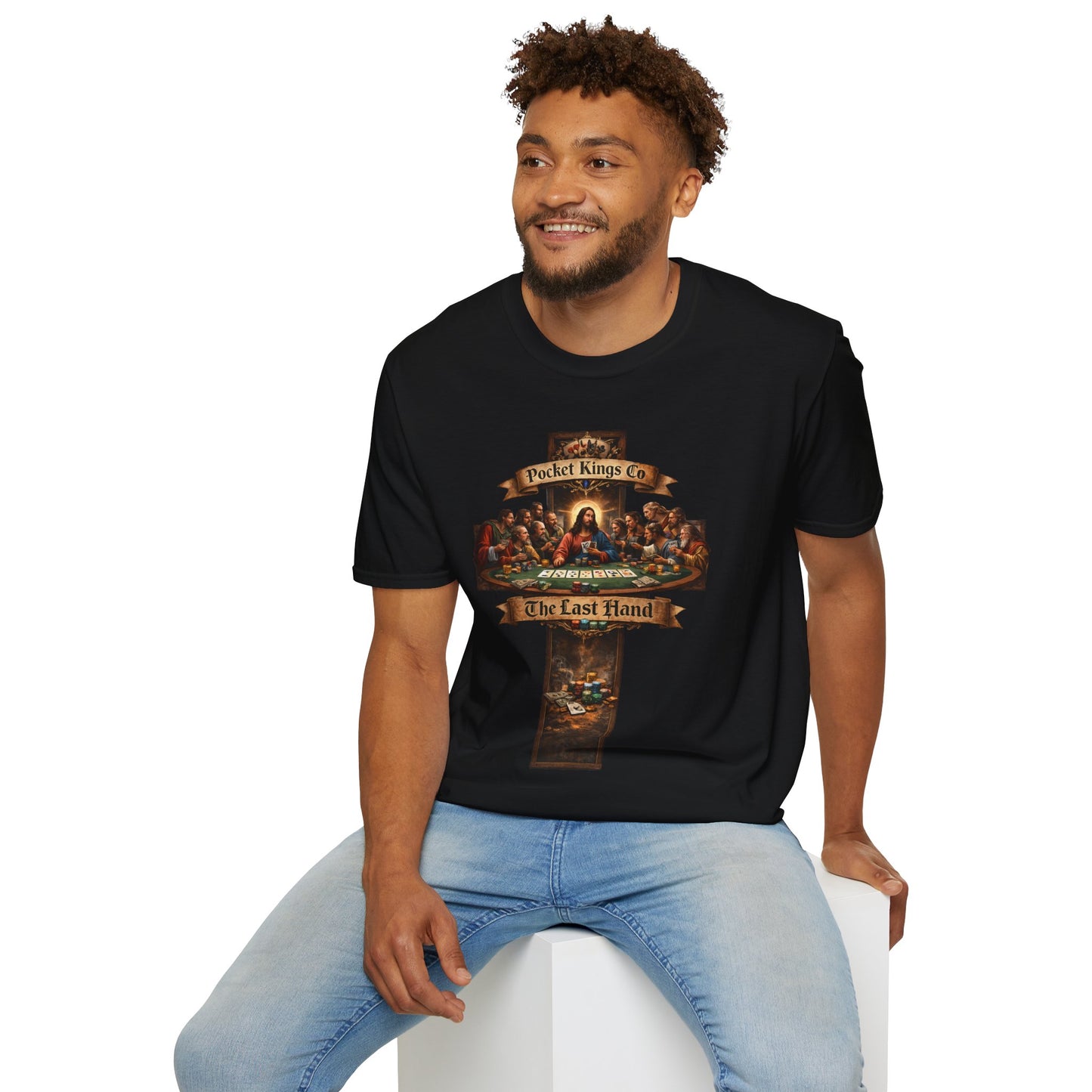 ''The Last Hand'' Poker T-Shirt – PocketKingsCo Faith & Poker Edition