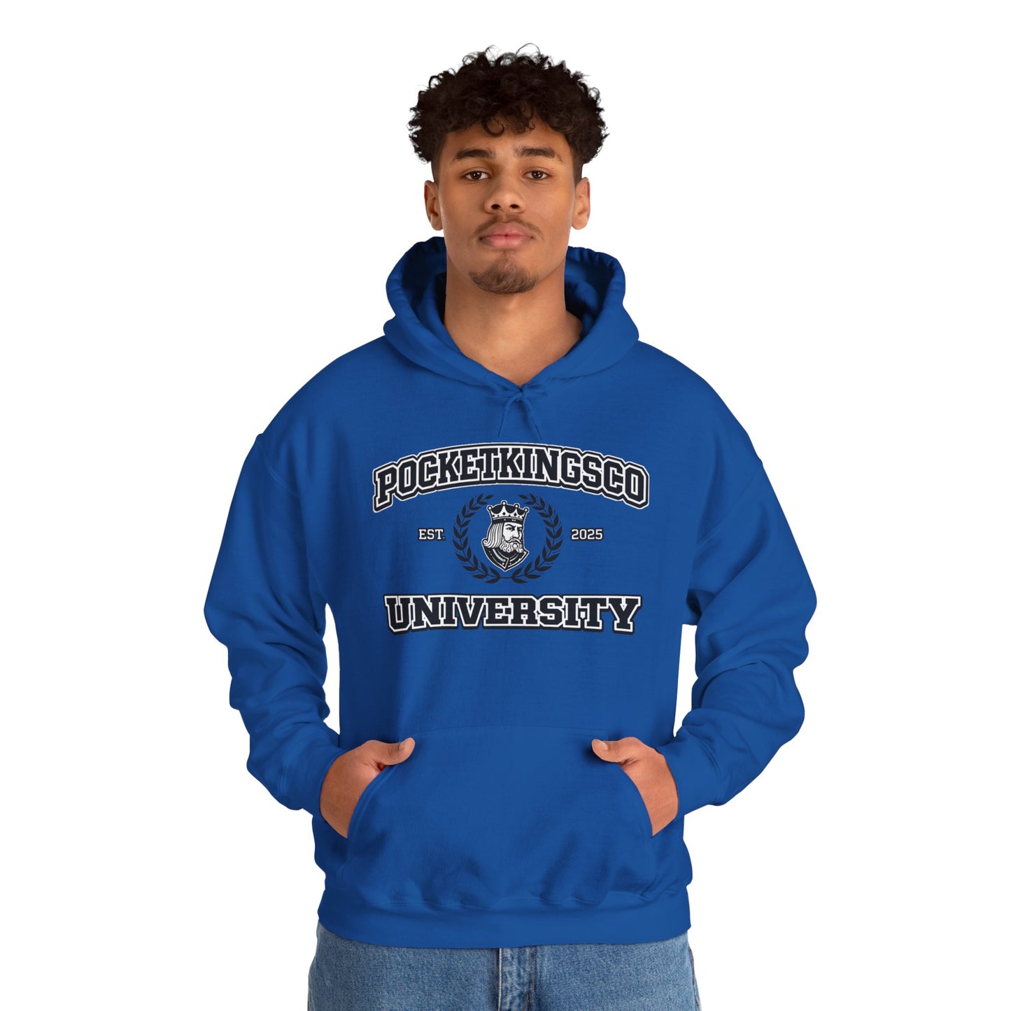 PocketKingsCo University Hoodie — Classic College Edition