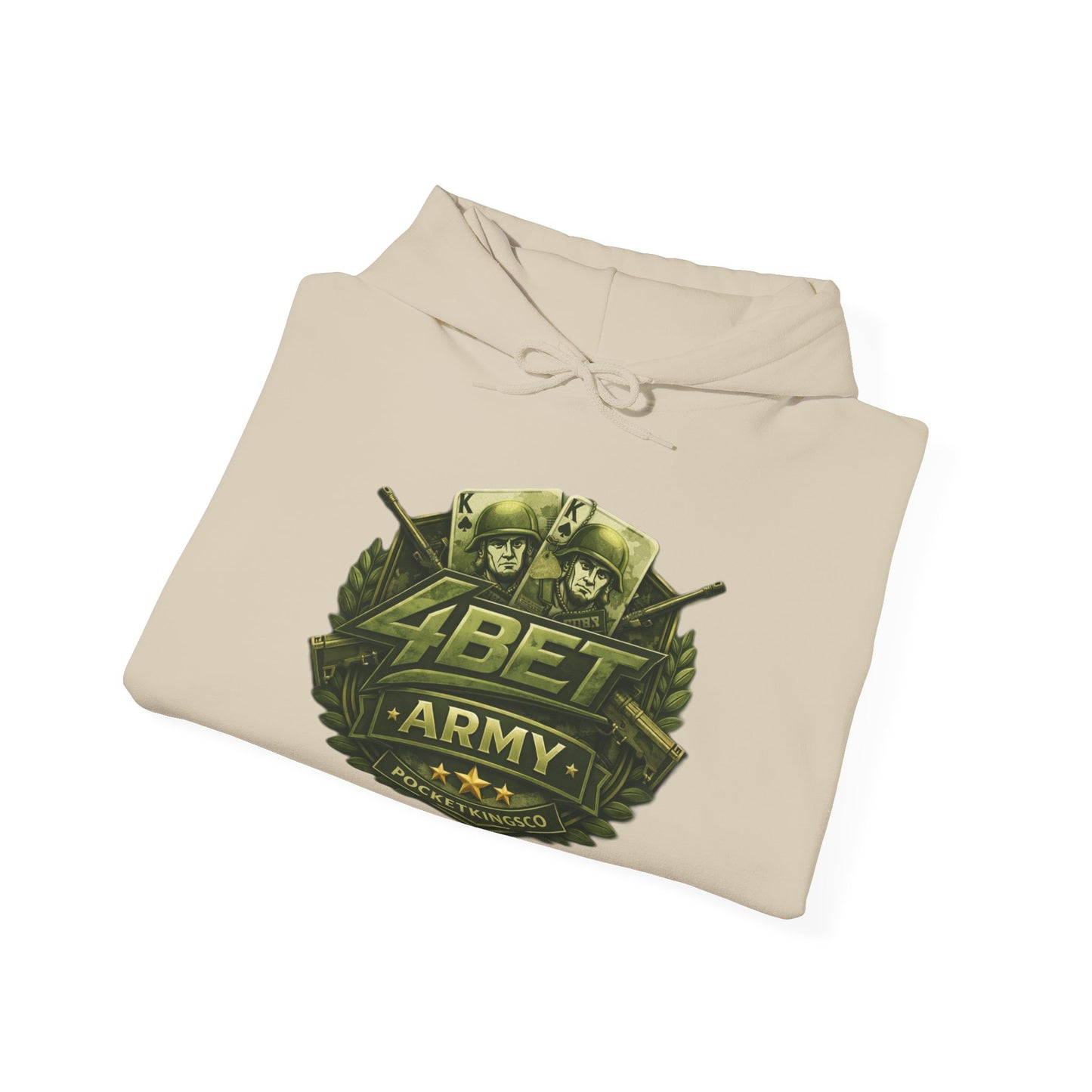 4Bet Army Hoodie – PocketKingsCo Poker