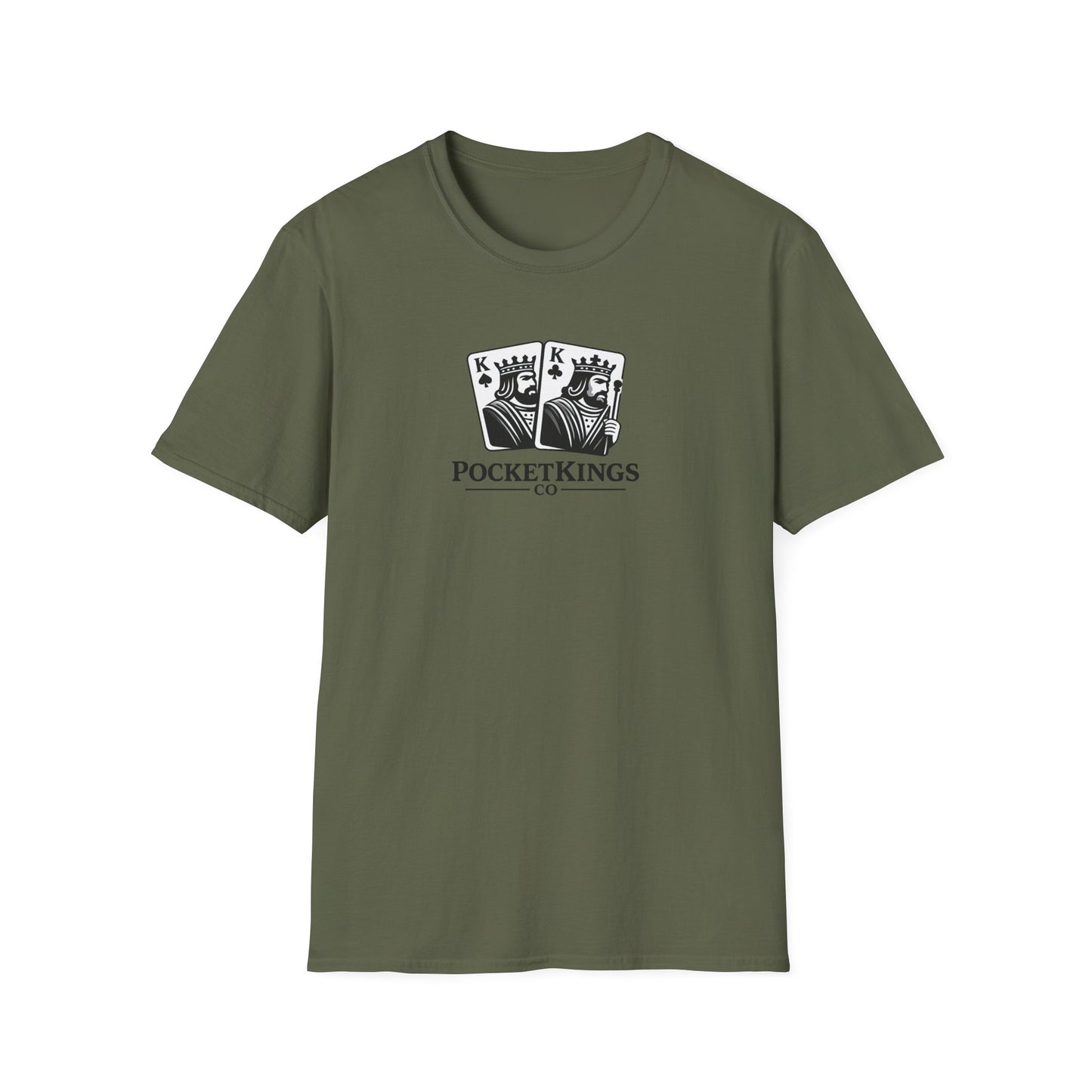 Classic Pocket Kings Logo T-Shirt – PocketKingsCo Signature Poker Tee