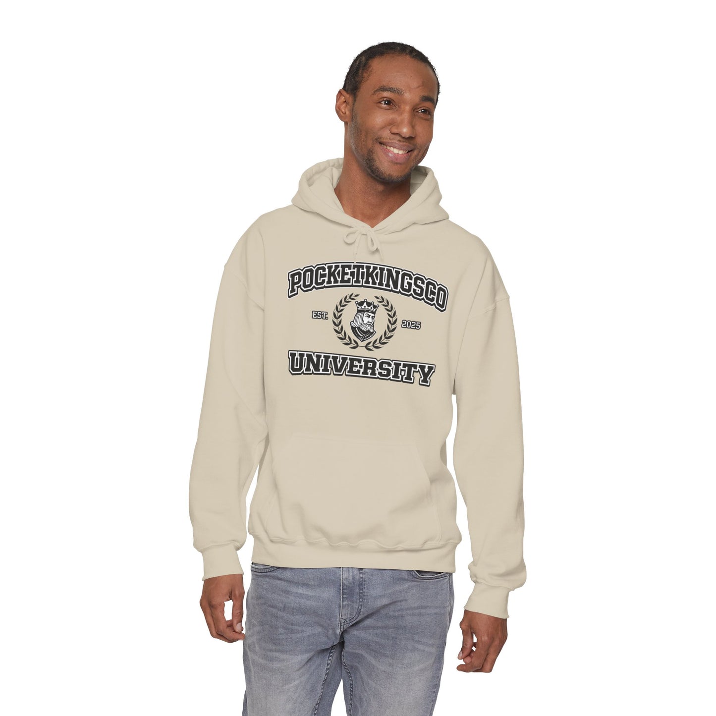 PocketKingsCo University Hoodie — Classic College Edition