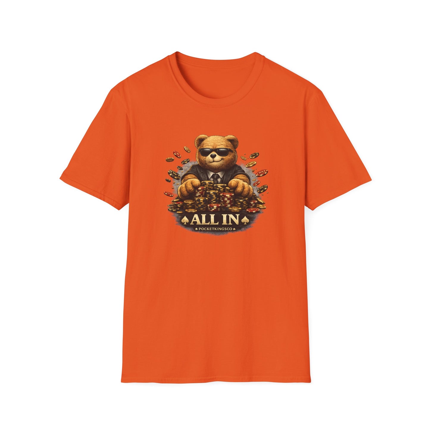 All-In Teddy Poker T-Shirt – PocketKingsCo