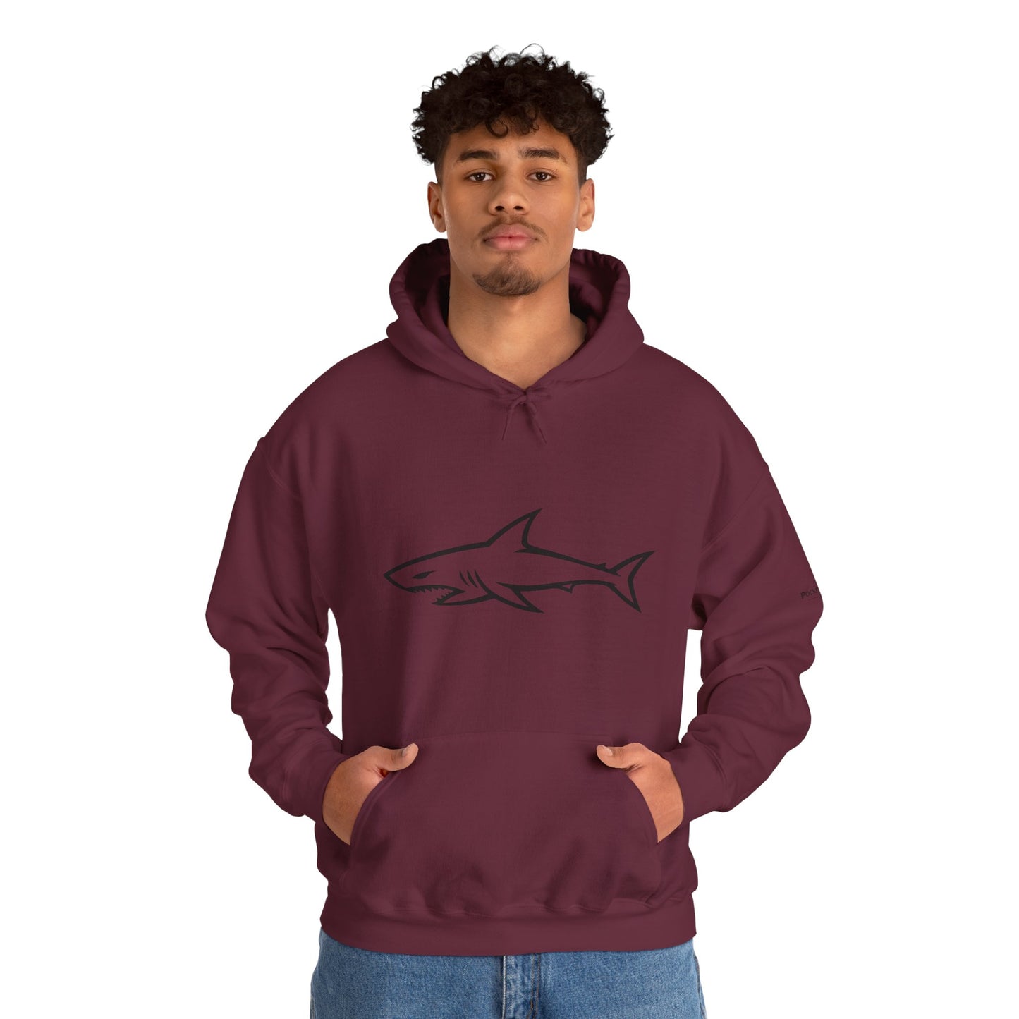 Shark At The Table Hoodie — PocketKingsCo Shark Pullover