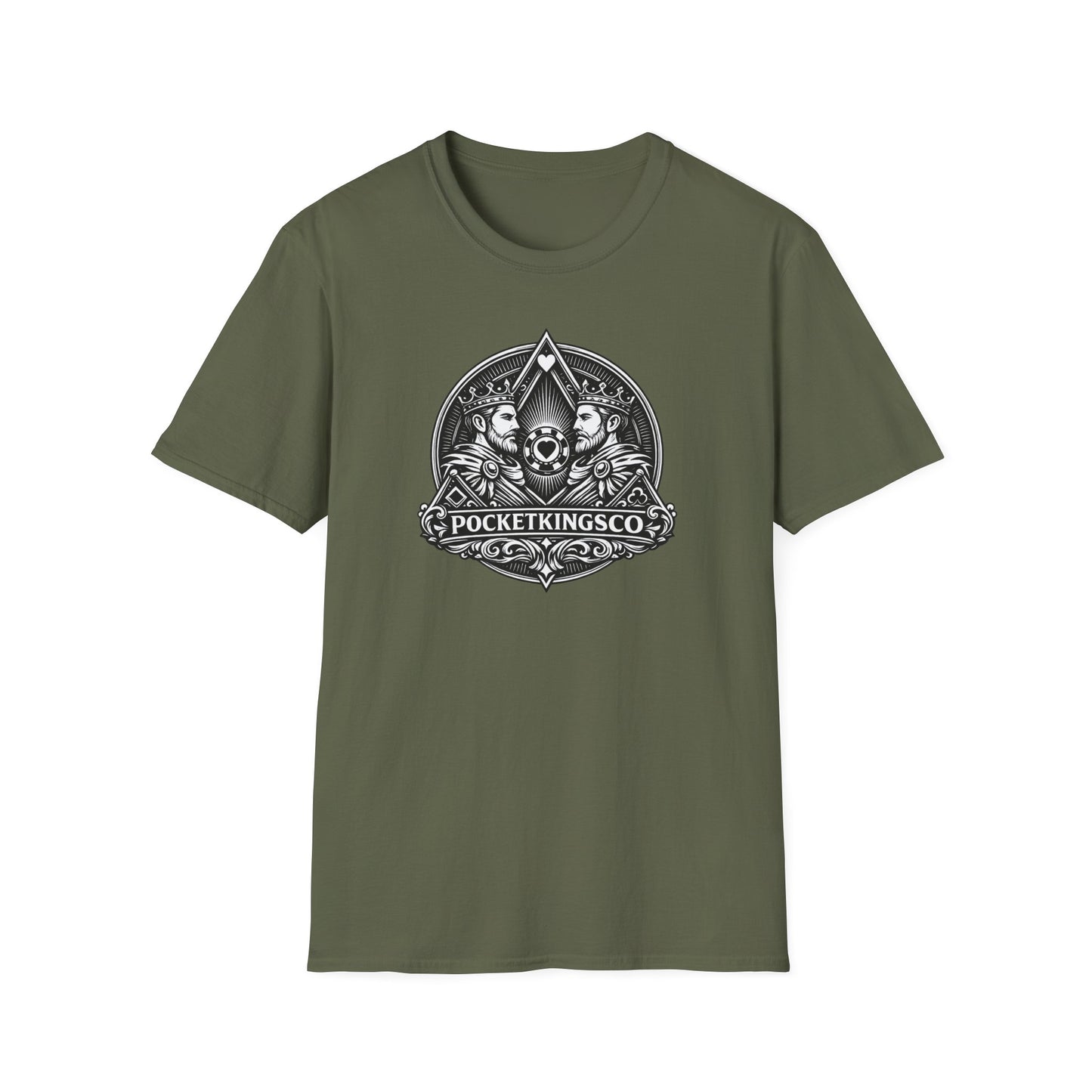 Royal Kings Emblem T-Shirt – PocketKingsCo Premium Poker Tee