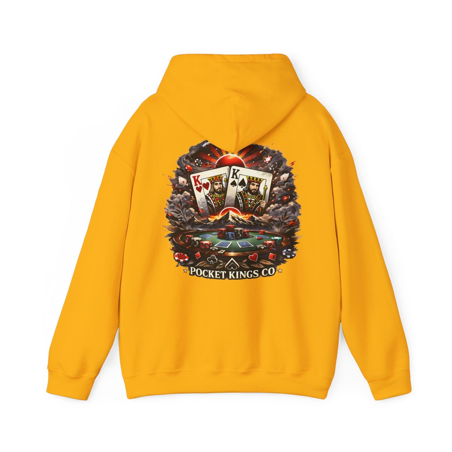 Rising Kings Hoodie – Poker Sunrise Back Graphic | PocketKingsCo