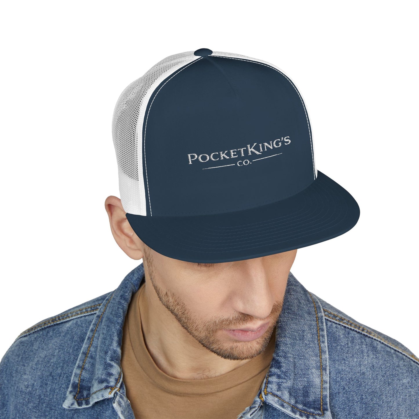 Pocket Kings Classic 5 Mesh Panel Trucker Cap