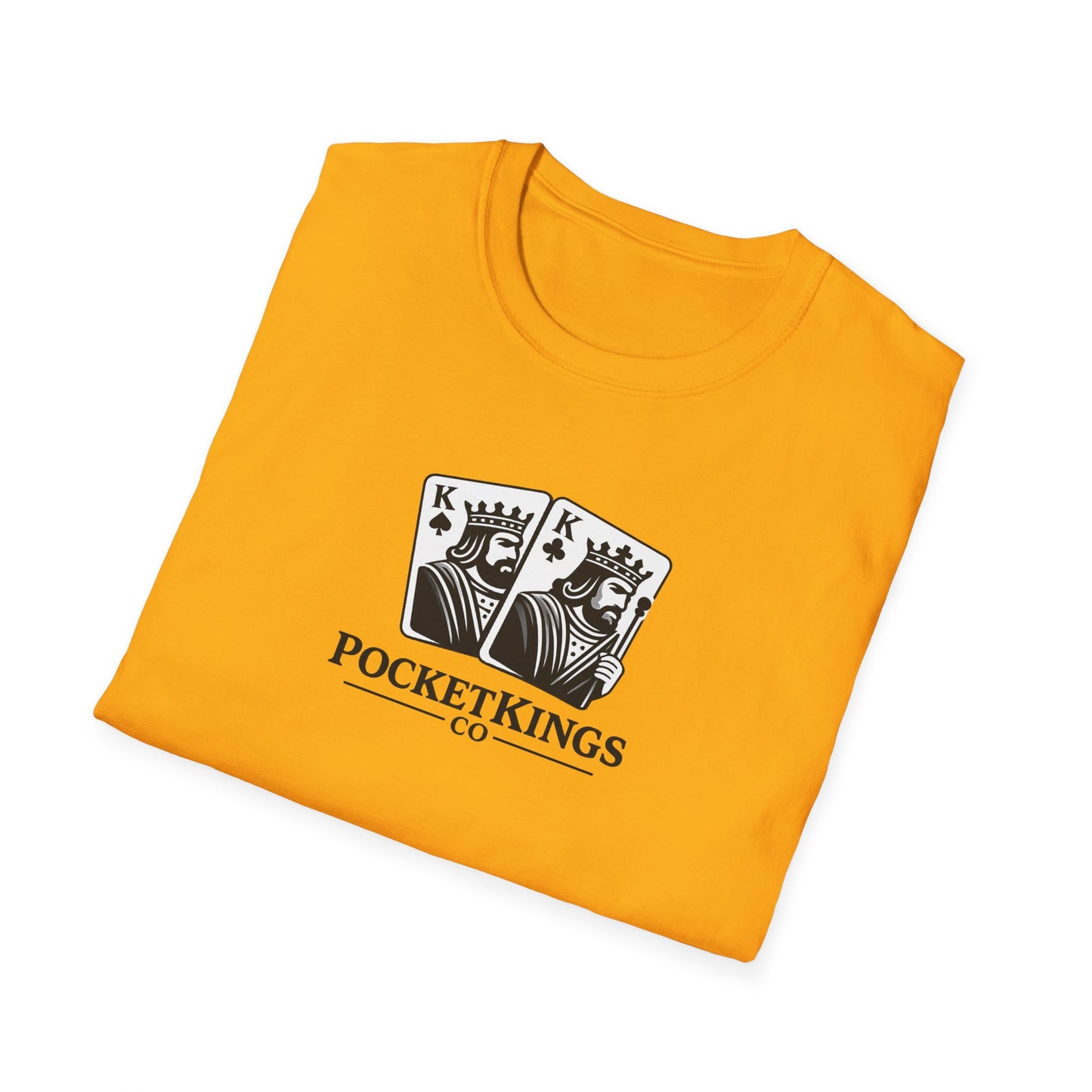 Classic Pocket Kings Logo T-Shirt – PocketKingsCo Signature Poker Tee