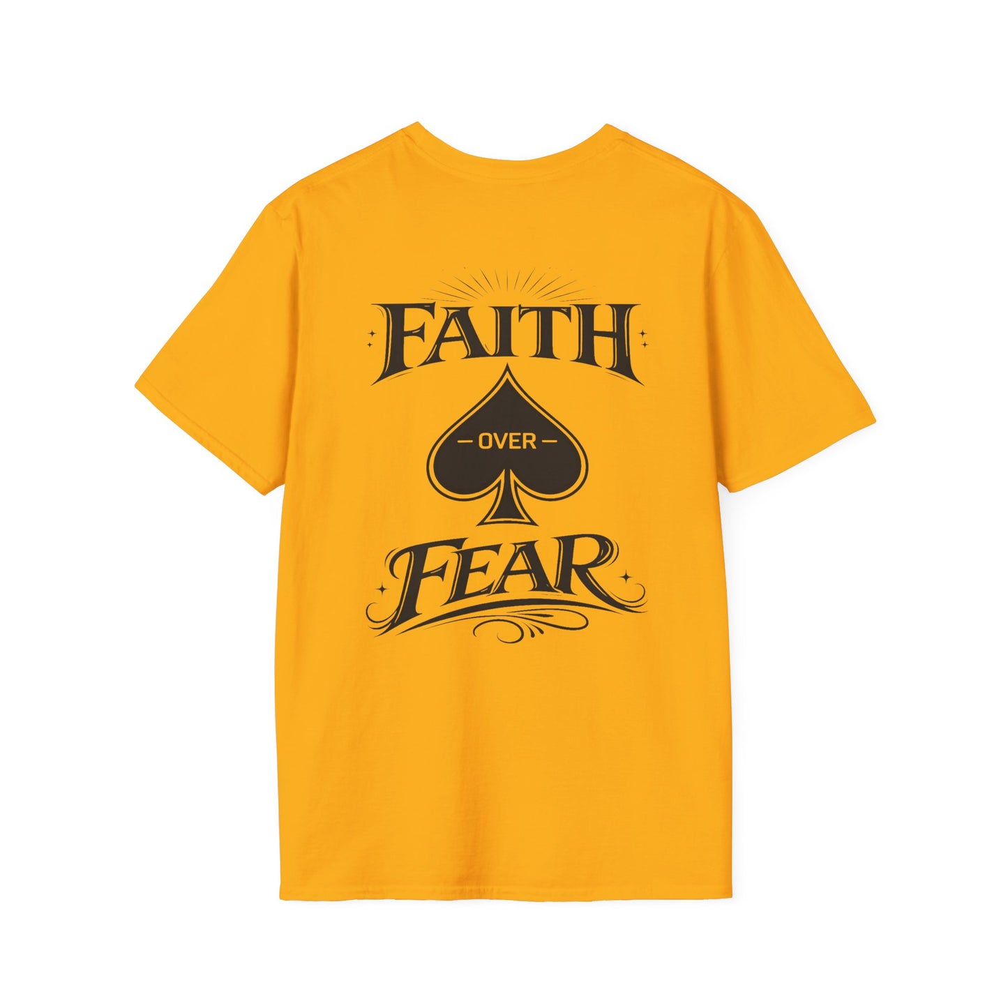 Faith Over Fear– PocketKingsCo Poker Lifestyle T-Shirt