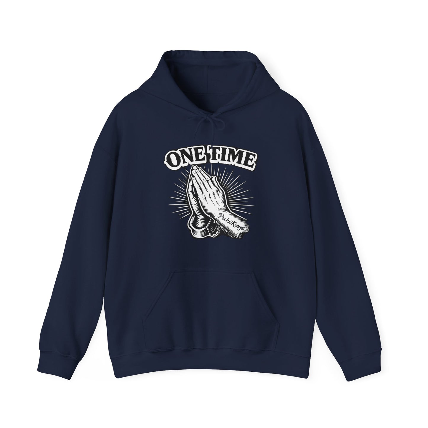 One Time PocketKingsCo Poker Mindset Hoodie