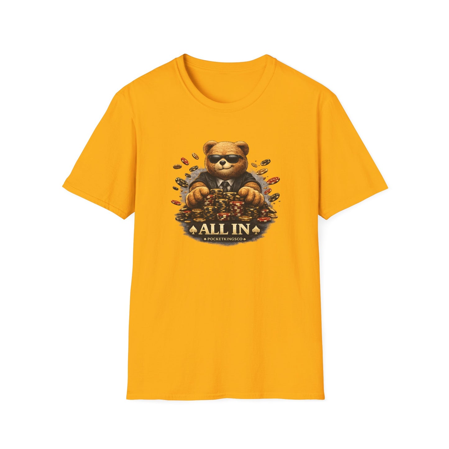 All-In Teddy Poker T-Shirt – PocketKingsCo