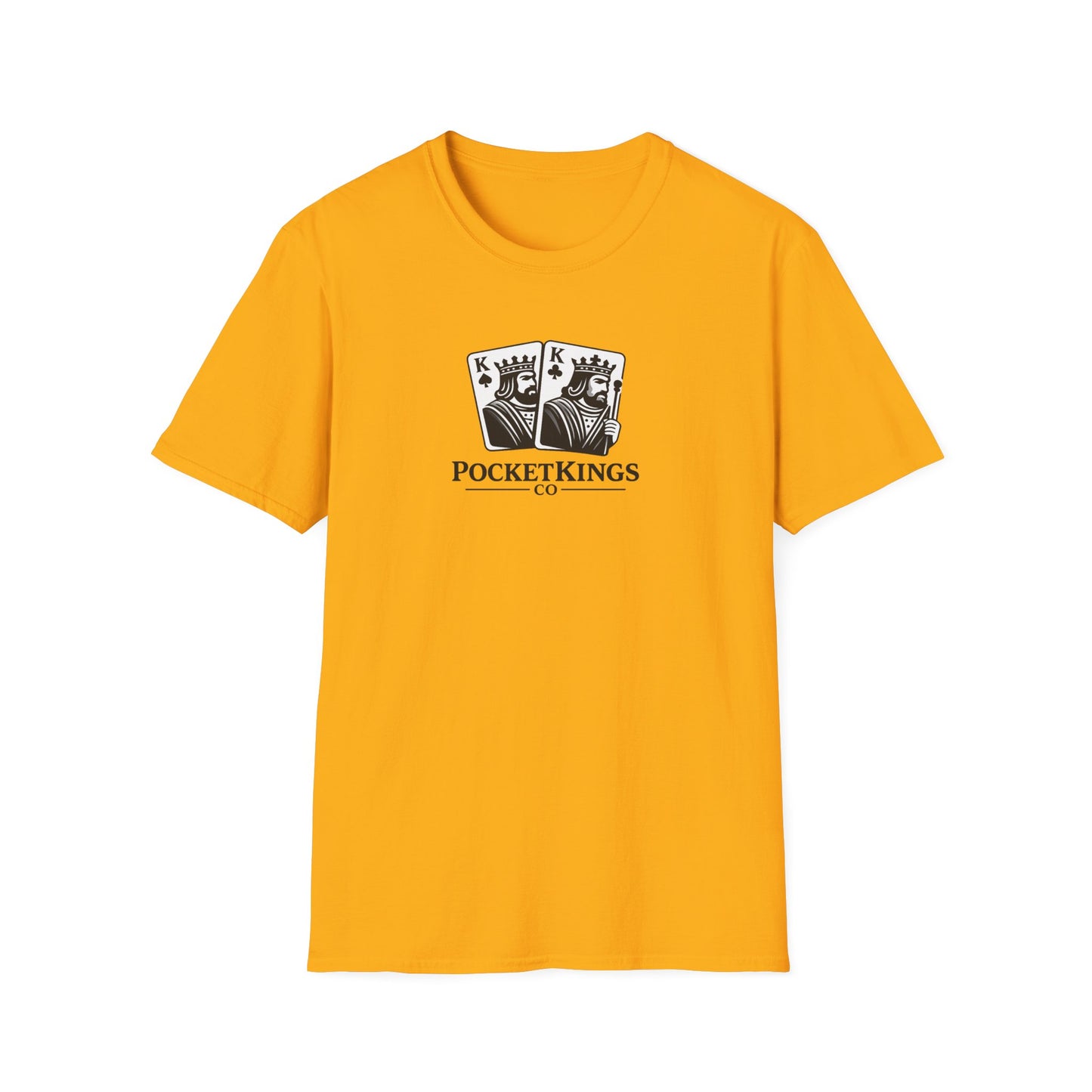Classic Pocket Kings Logo T-Shirt – PocketKingsCo Signature Poker Tee