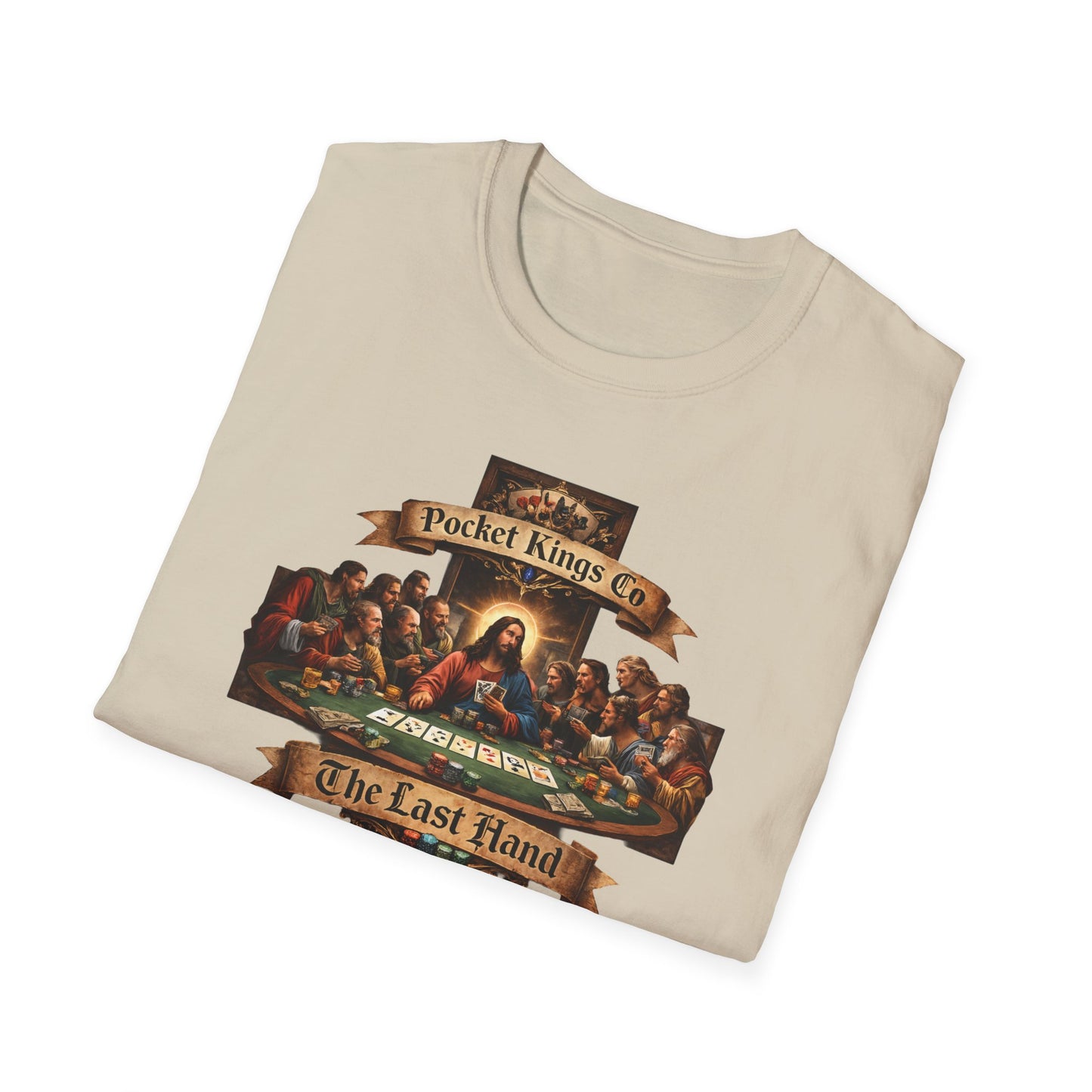 ''The Last Hand'' Poker T-Shirt – PocketKingsCo Faith & Poker Edition
