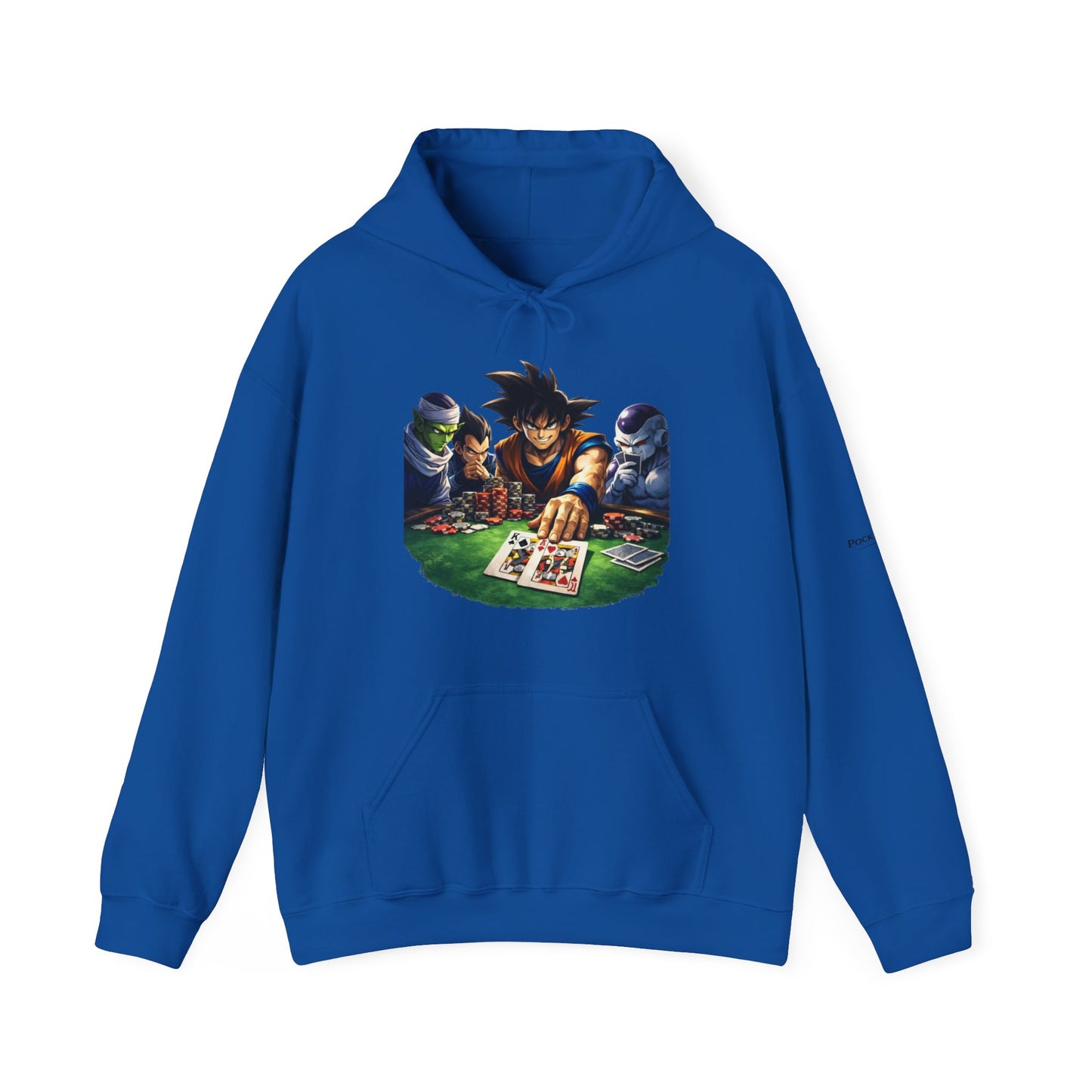 Saiyan Hoodie – Dragon Ball Inspired Poker Graphic | PocketKingsCo