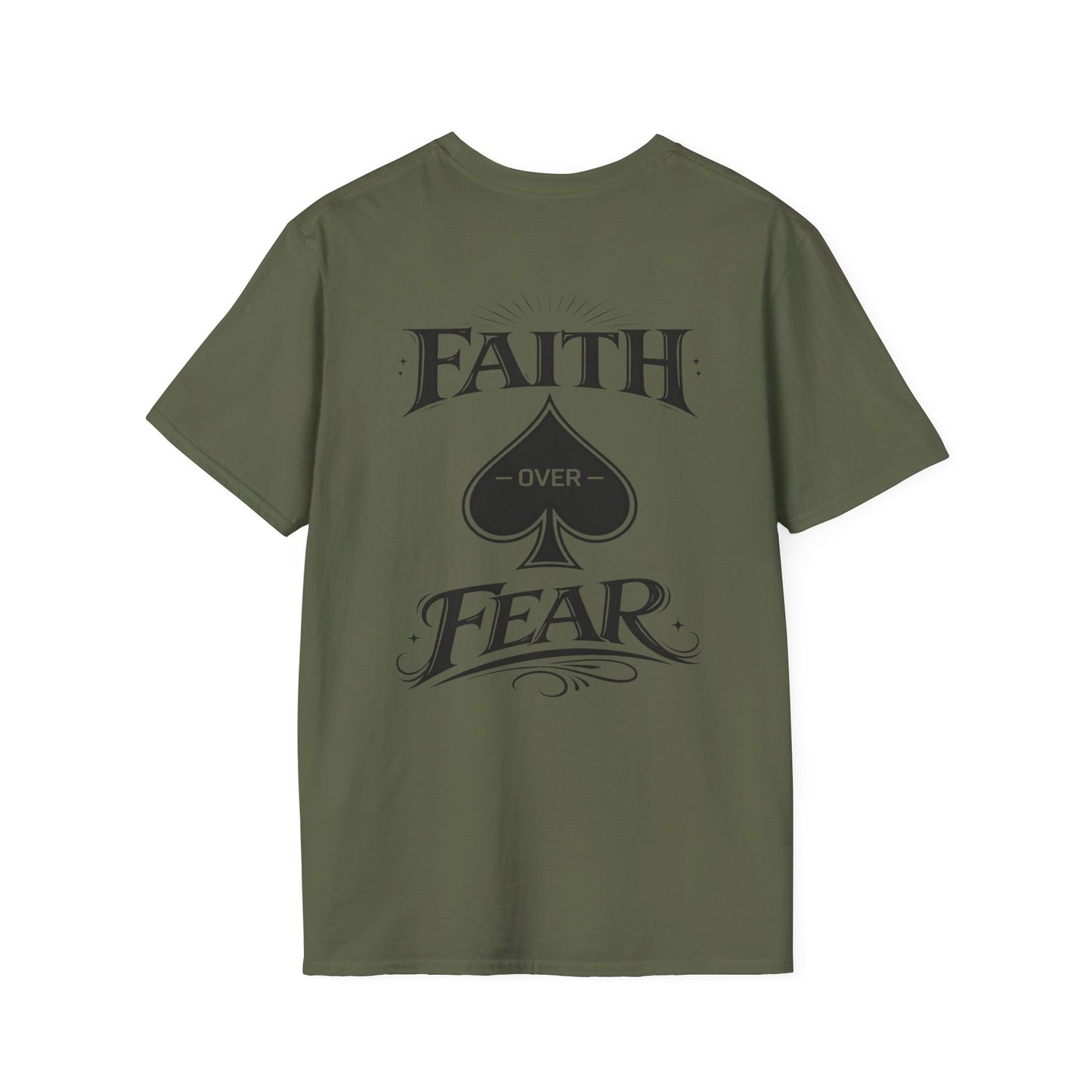 Faith Over Fear– PocketKingsCo Poker Lifestyle T-Shirt