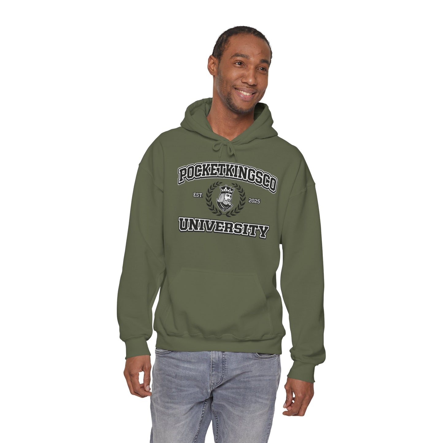PocketKingsCo University Hoodie — Classic College Edition