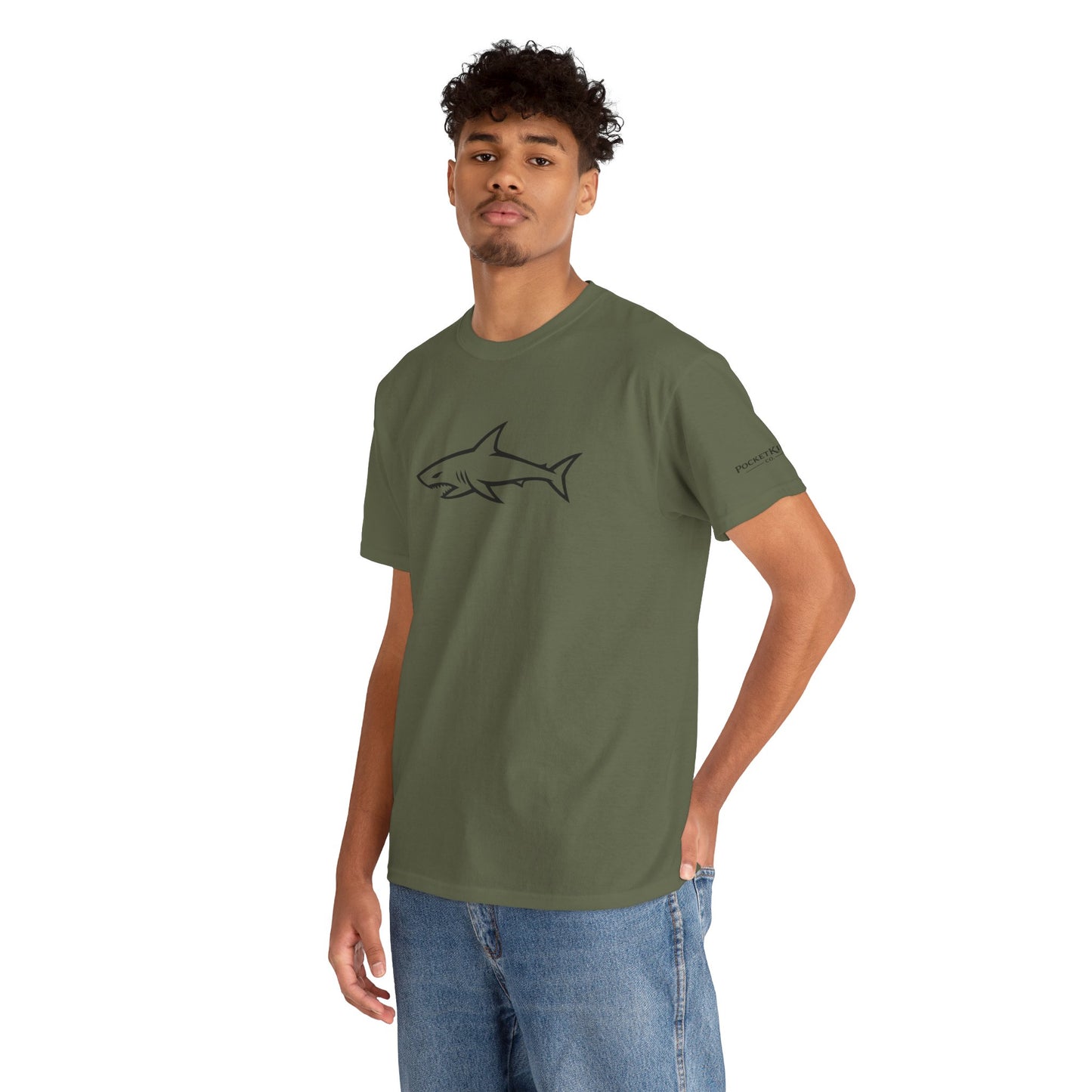 Shark At The Table Shirt — PocketKingsCo Shark Tee