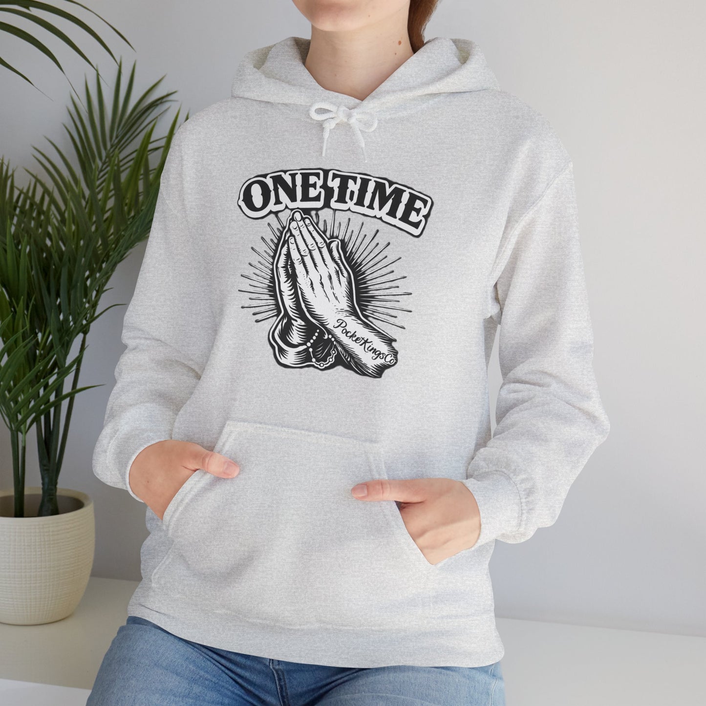 One Time PocketKingsCo Poker Mindset Hoodie