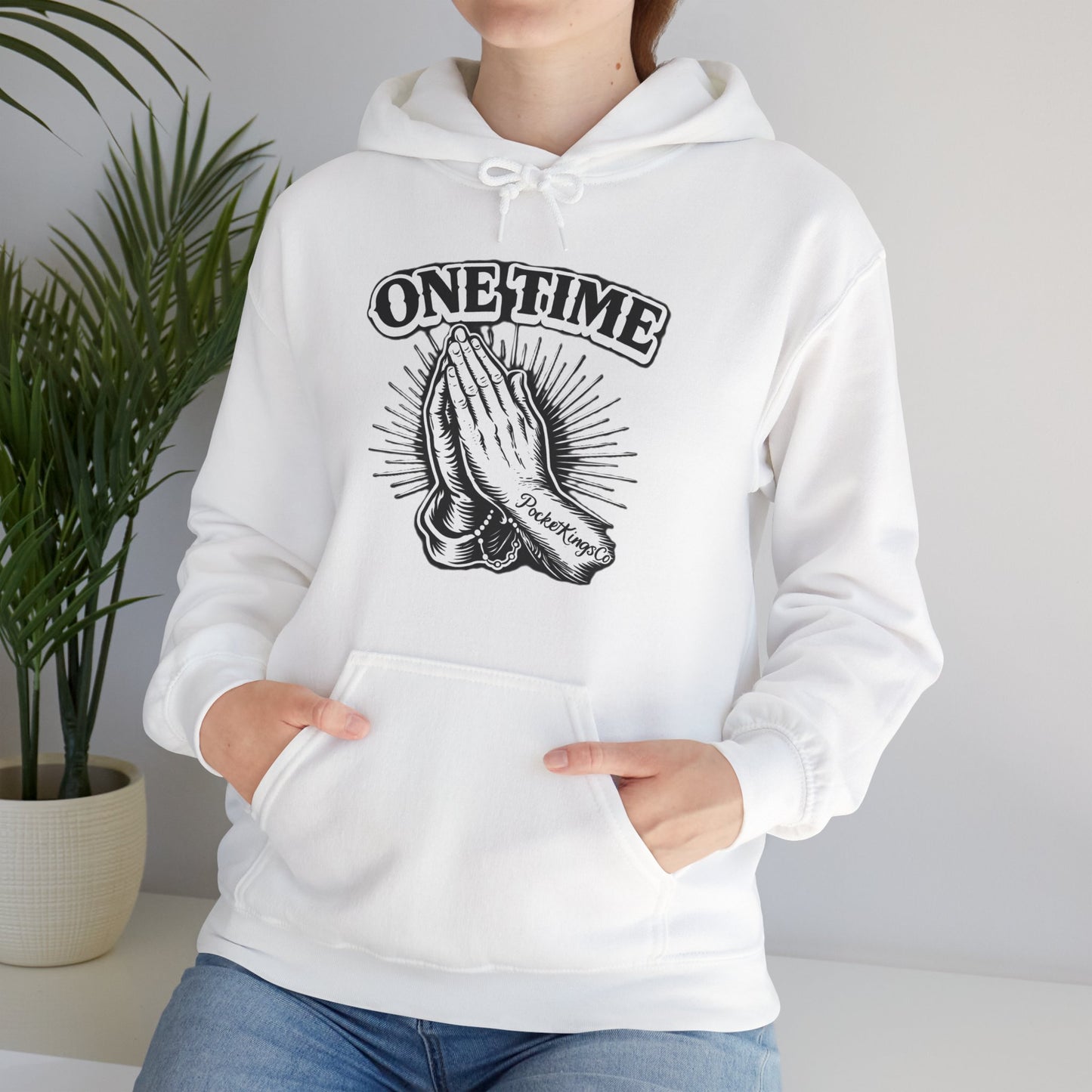 One Time PocketKingsCo Poker Mindset Hoodie