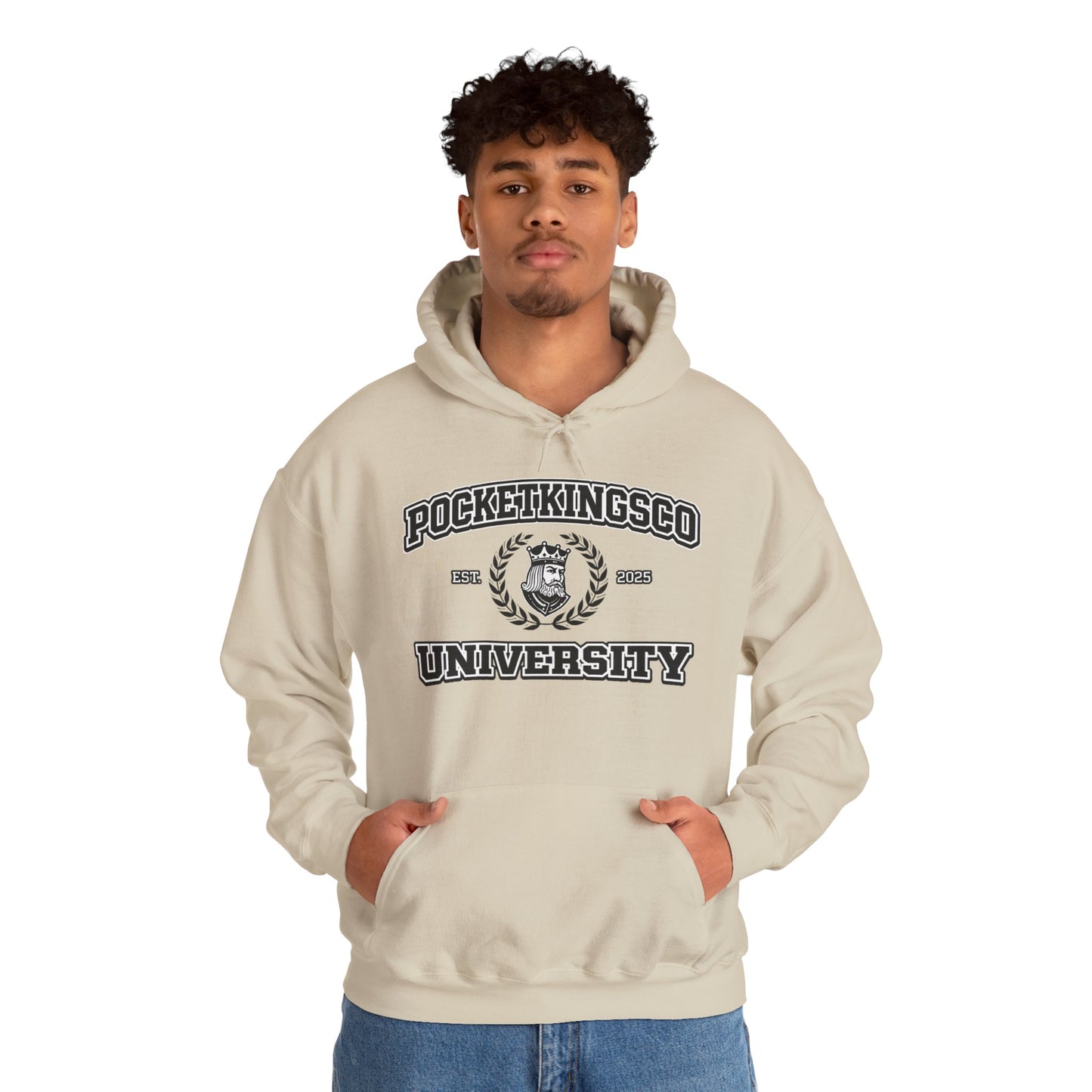 PocketKingsCo University Hoodie — Classic College Edition