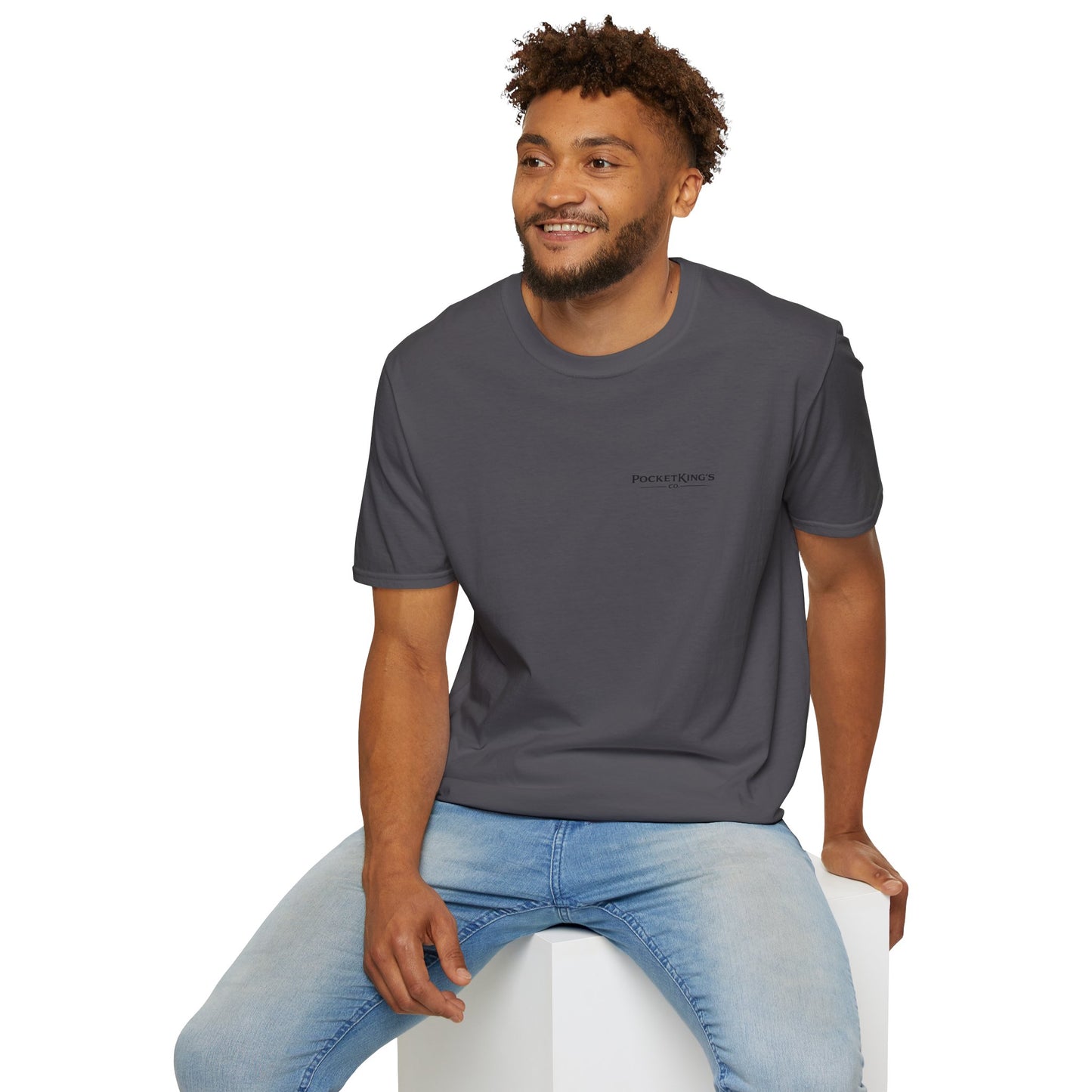 PocketKingsCo Classic Logo T-Shirt – Minimal Poker Lifestyle Tee