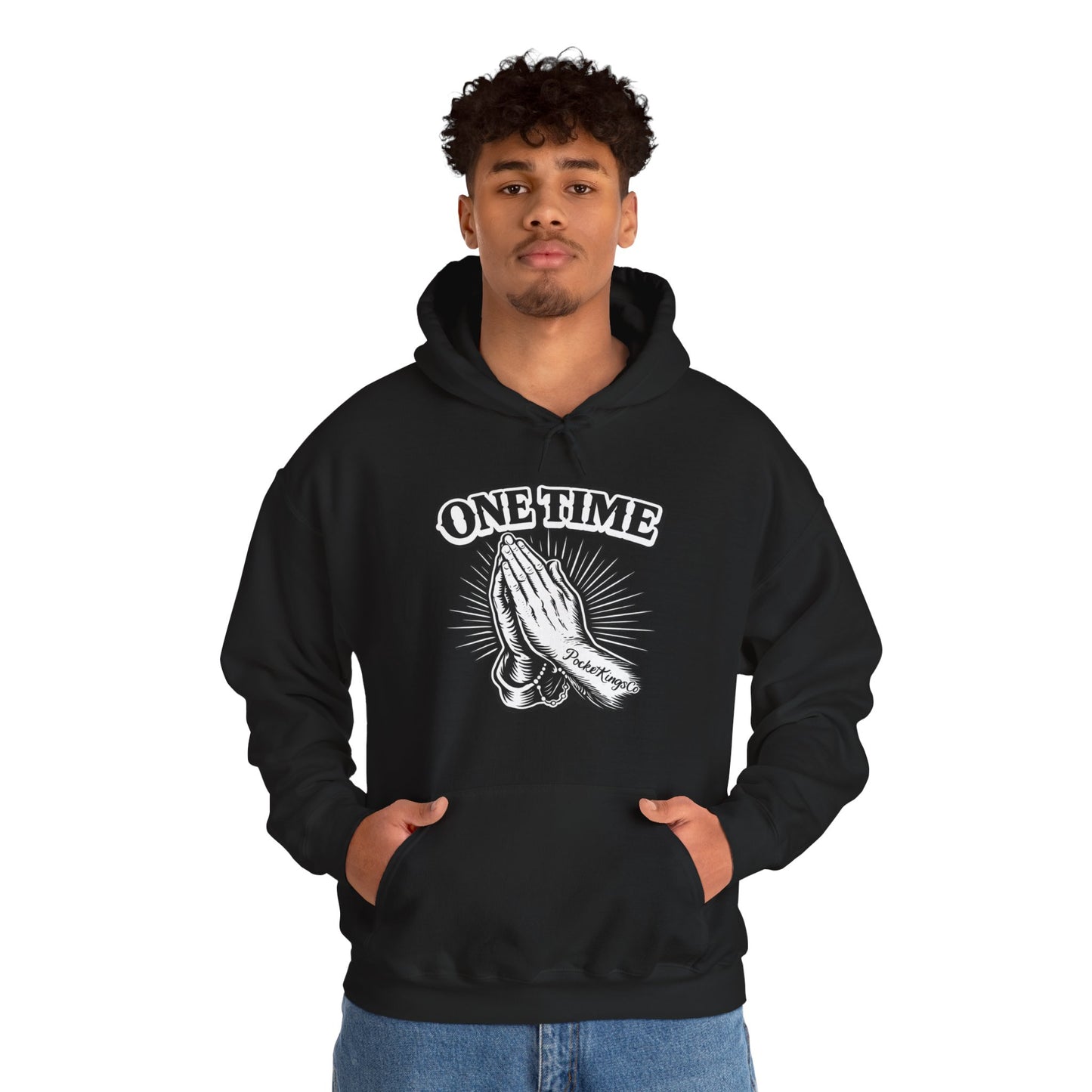 One Time PocketKingsCo Poker Mindset Hoodie