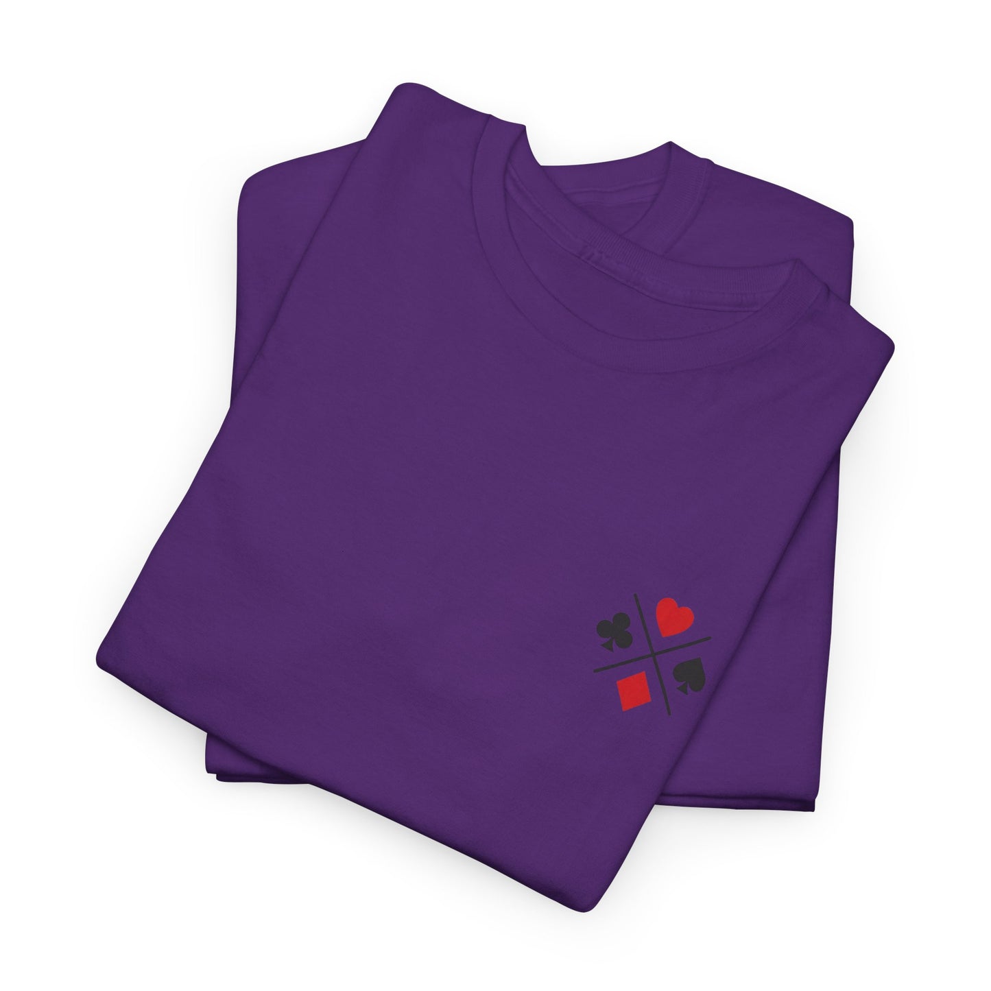 PocketKingsCo Poker Suits Logo T-Shirt – Minimal Left Chest Design
