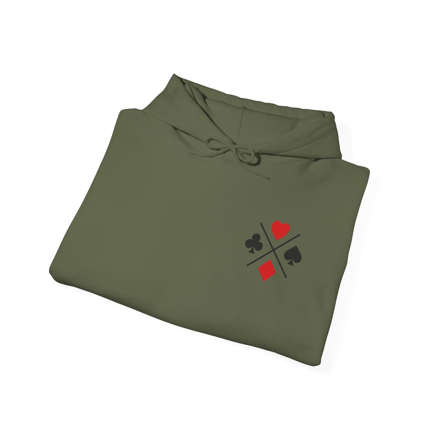 PocketKingsCo Poker Suits Hoodie – Minimal Poker Lifestyle Streetwear