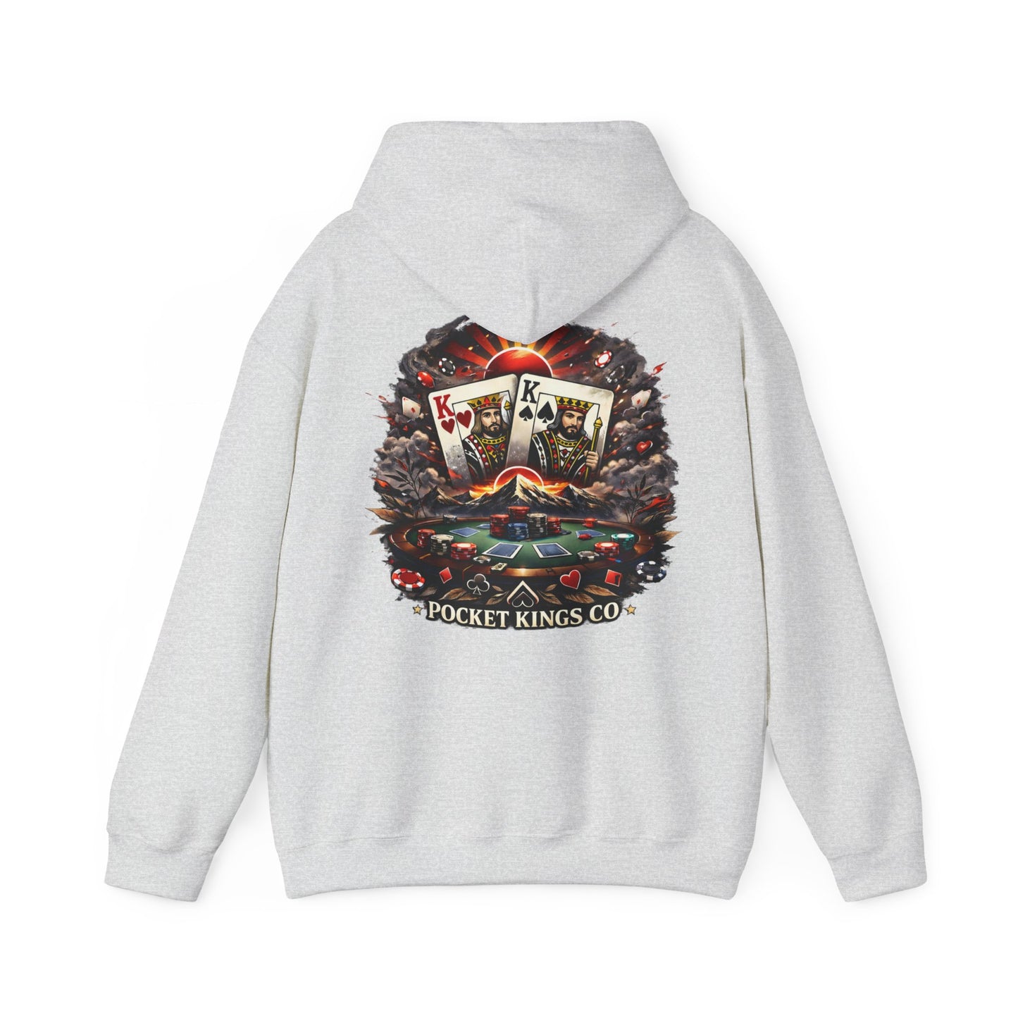 Rising Kings Hoodie – Poker Sunrise Back Graphic | PocketKingsCo