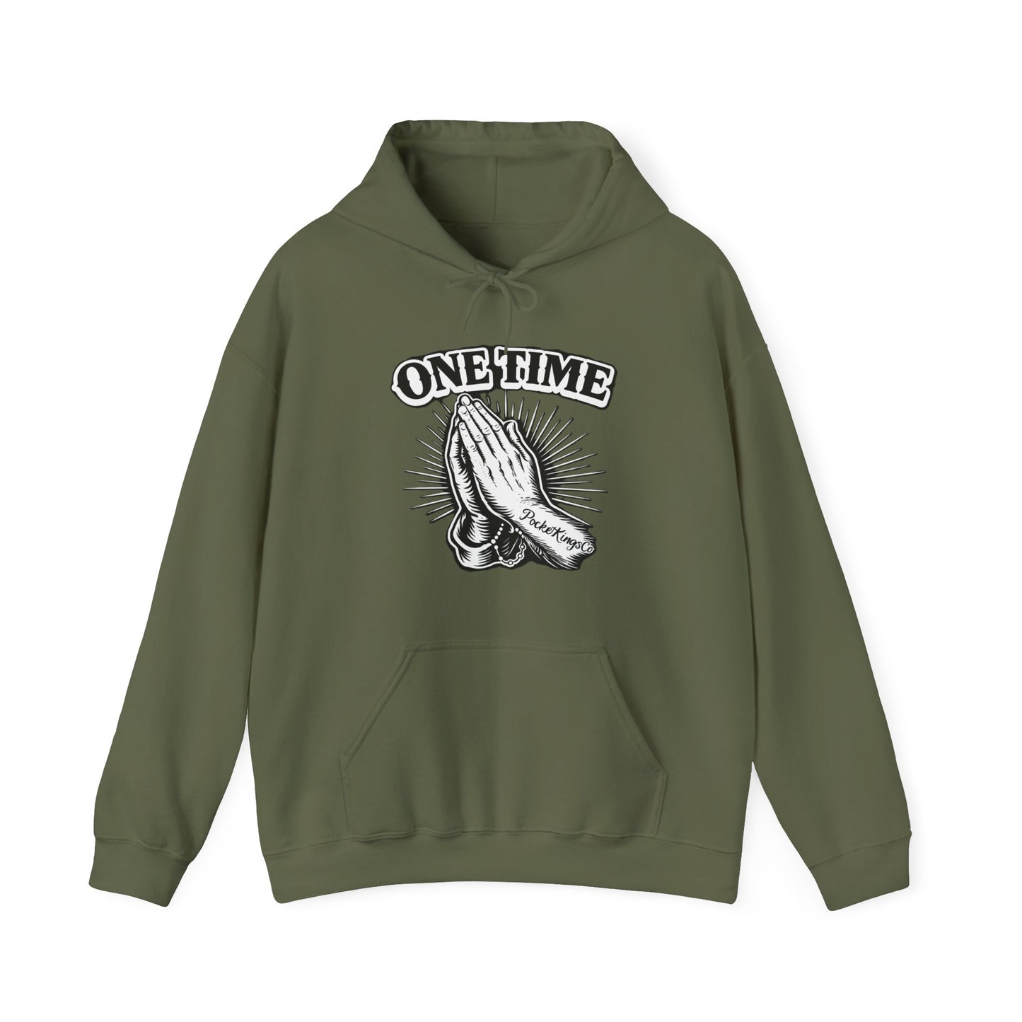 One Time PocketKingsCo Poker Mindset Hoodie