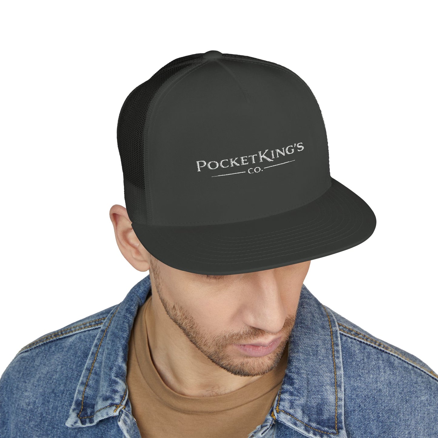 Pocket Kings Classic 5 Mesh Panel Trucker Cap