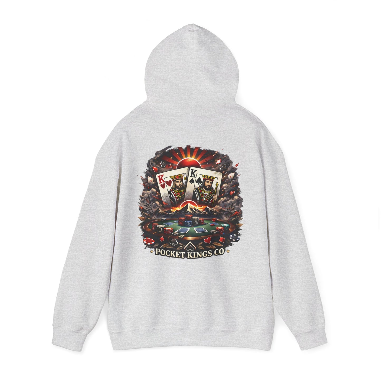 Rising Kings Hoodie – Poker Sunrise Back Graphic | PocketKingsCo