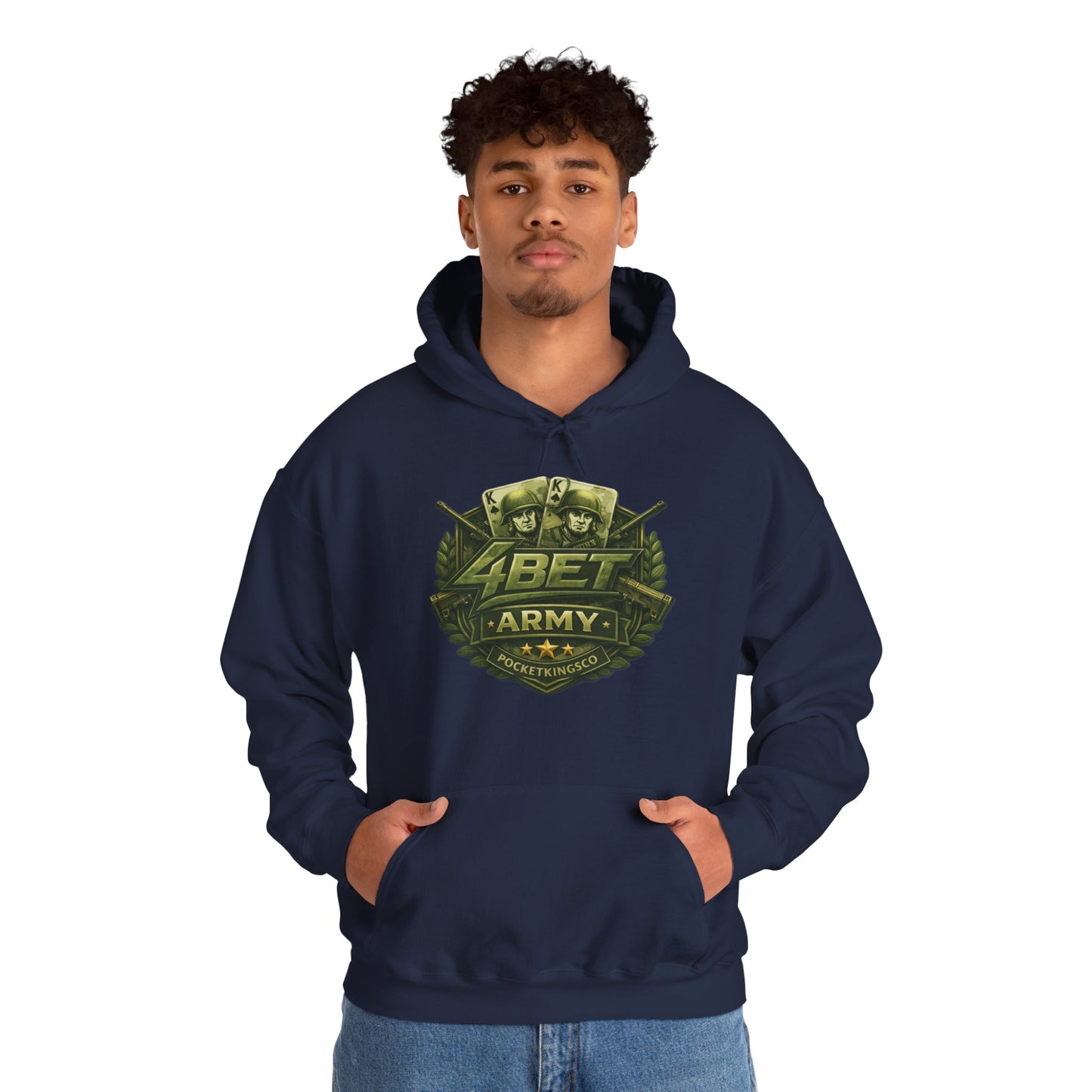 4Bet Army Hoodie – PocketKingsCo Poker