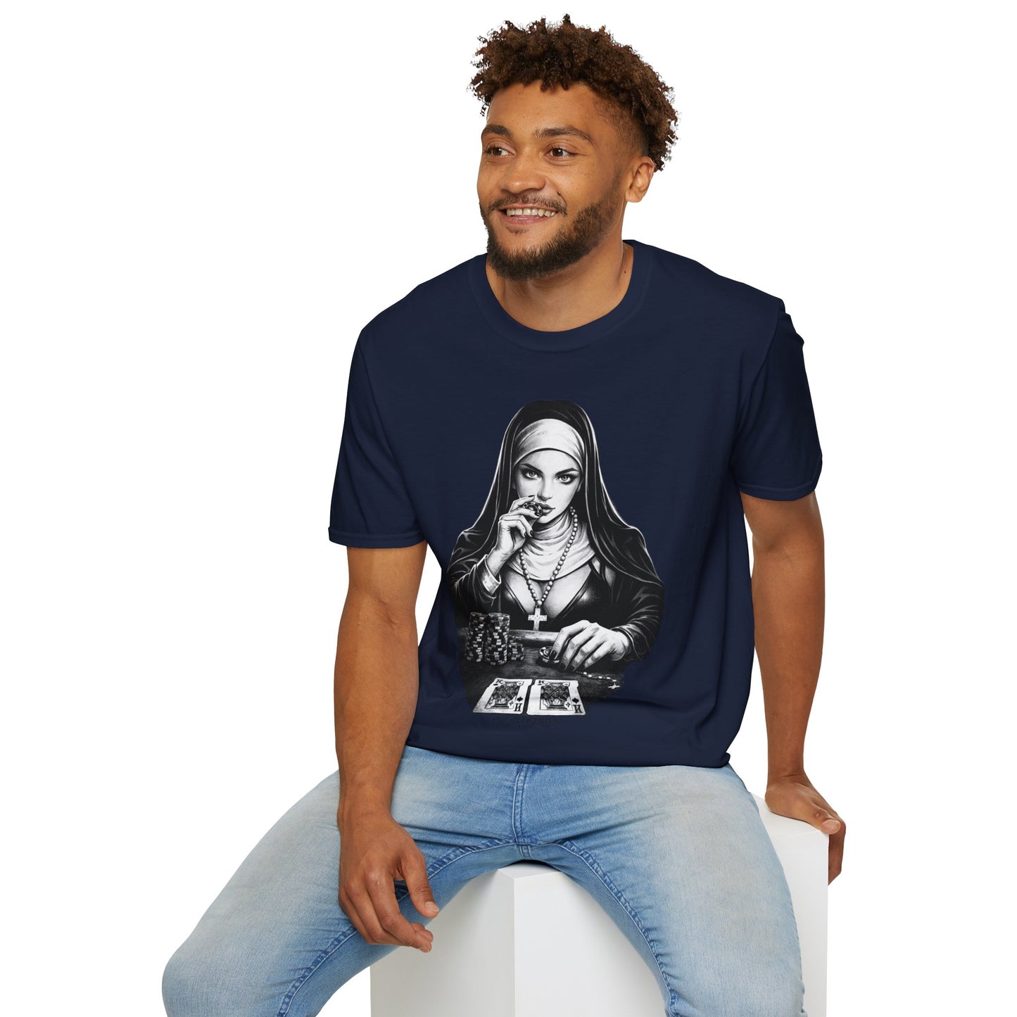Pocket Kings Nun T-Shirt – Temptation PocketKingsCo Design