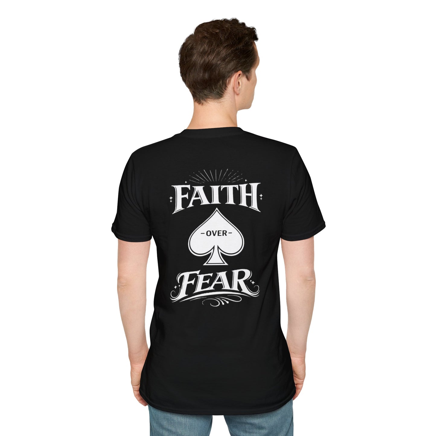 Faith Over Fear– PocketKingsCo Poker Lifestyle T-Shirt