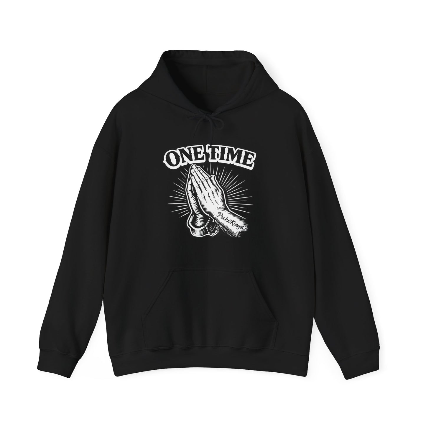 One Time PocketKingsCo Poker Mindset Hoodie