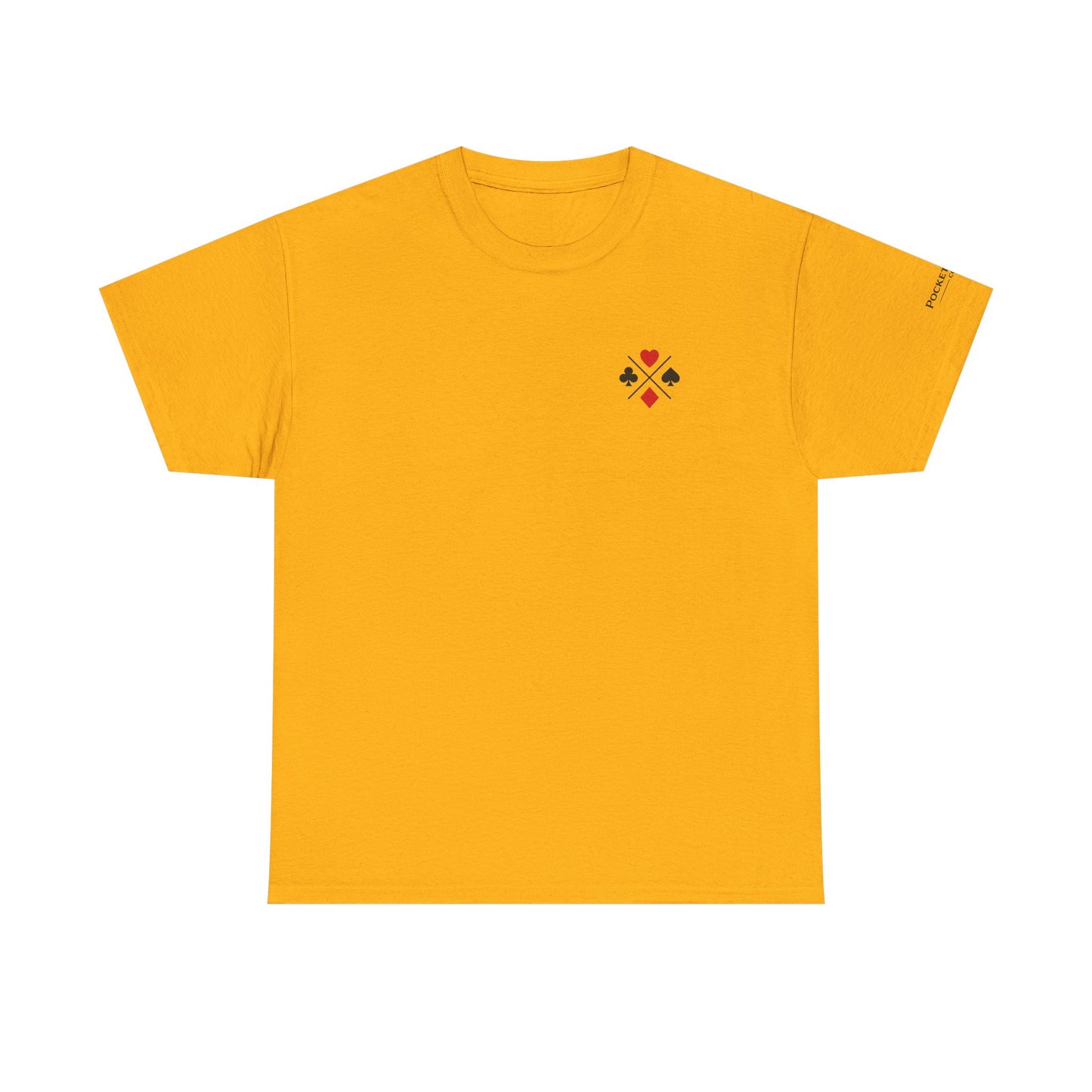 PocketKingsCo Poker Suits Logo T-Shirt – Minimal Left Chest Design