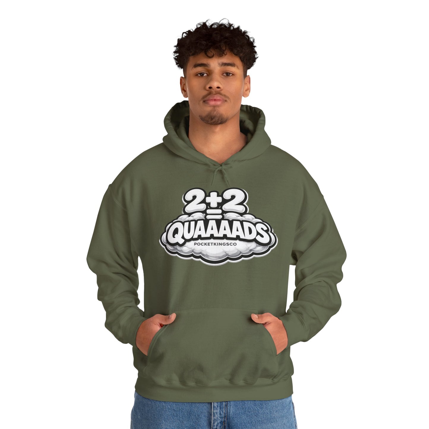 2+2 = QUAAAADS | PocketKingsCo Poker Hoodie
