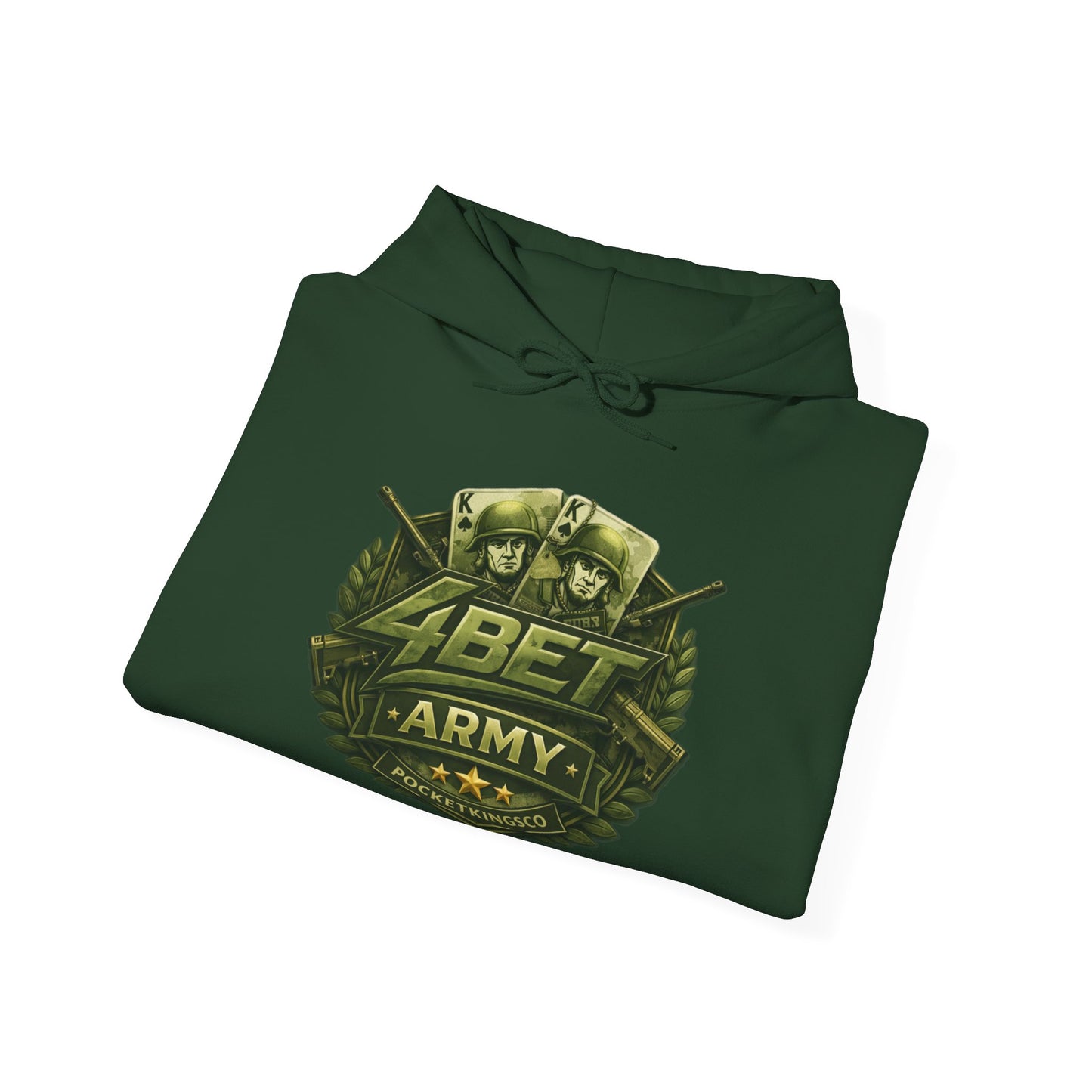 4Bet Army Hoodie – PocketKingsCo Poker
