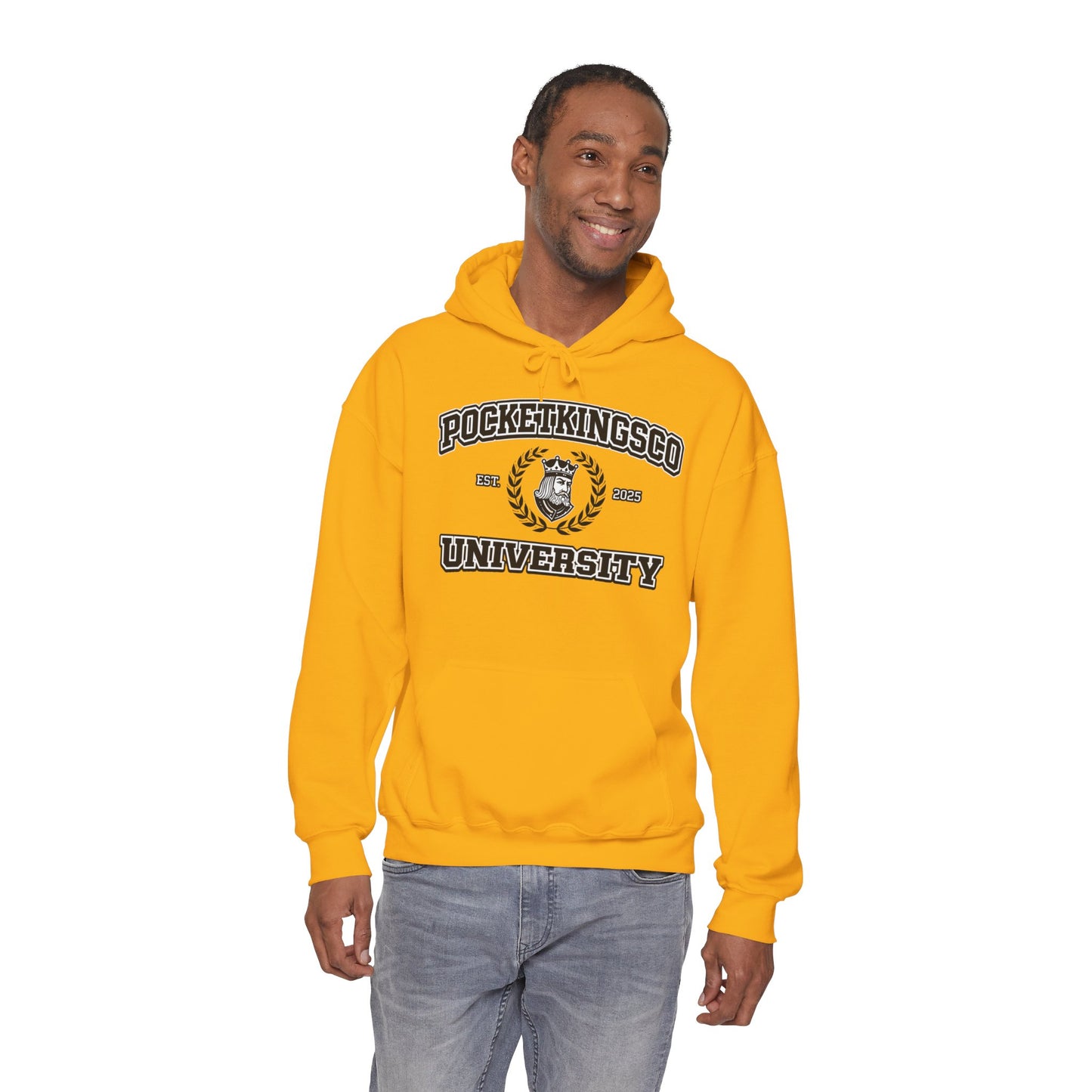 PocketKingsCo University Hoodie — Classic College Edition