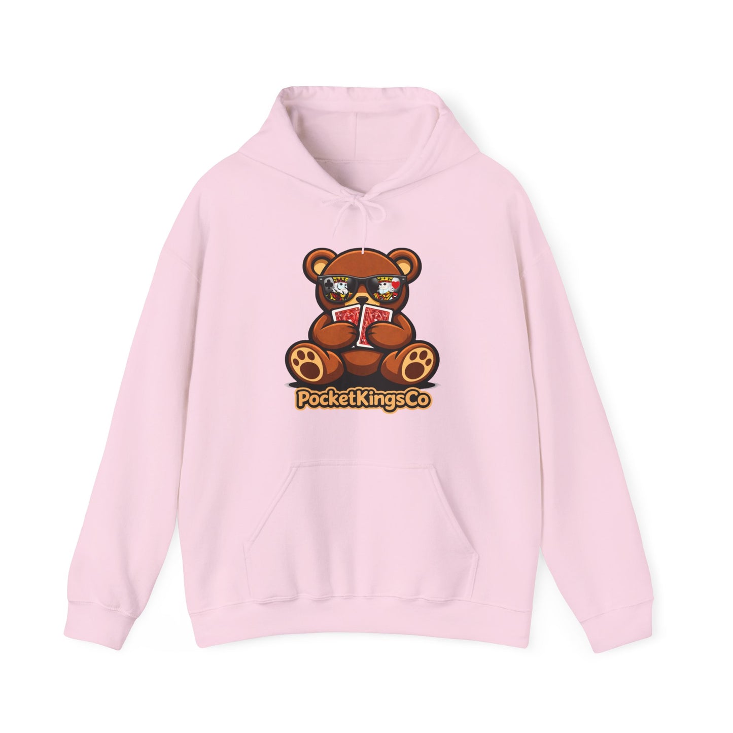 High Roller Teddy – Poker Graphic Hoodie | Pocket Kings Co