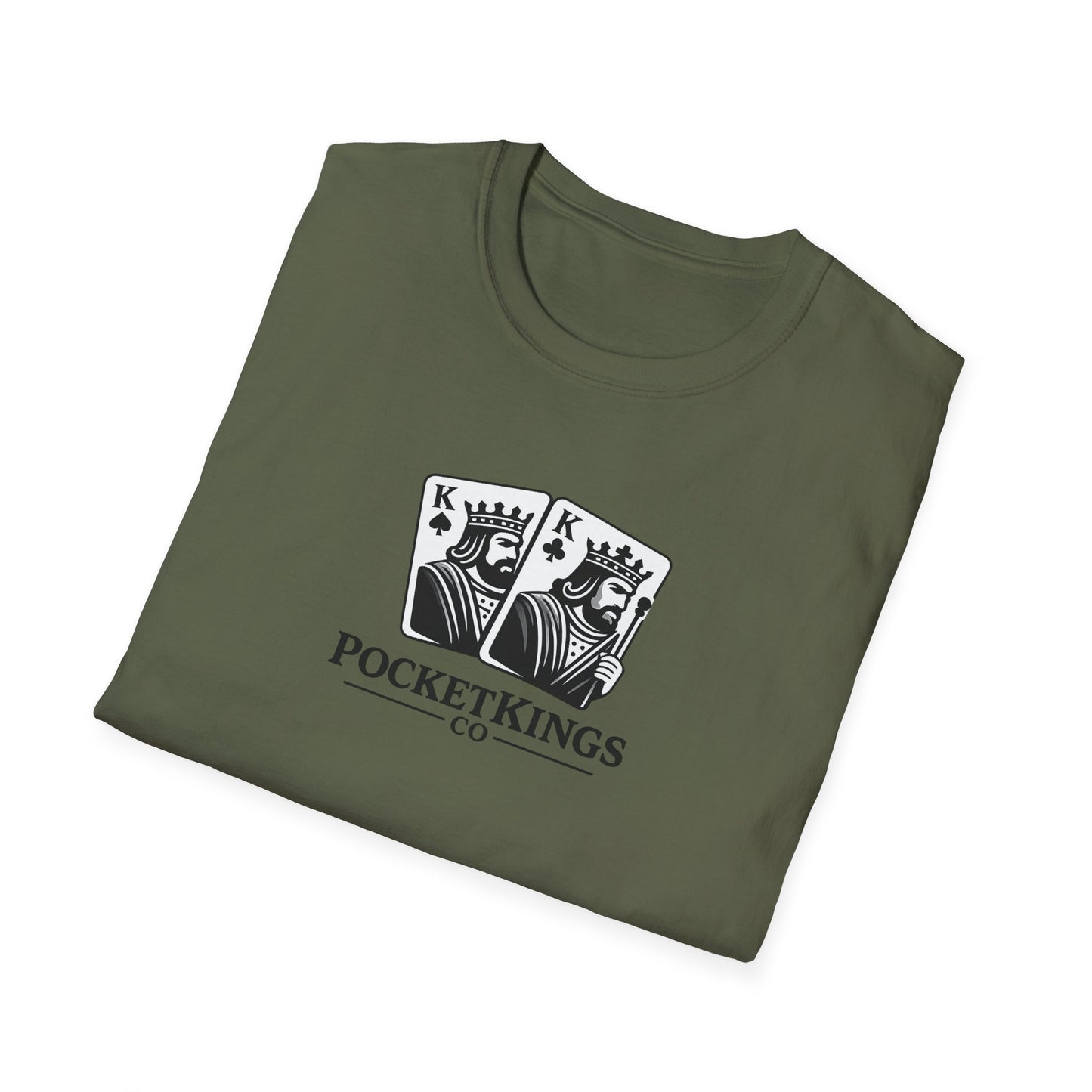 Classic Pocket Kings Logo T-Shirt – PocketKingsCo Signature Poker Tee