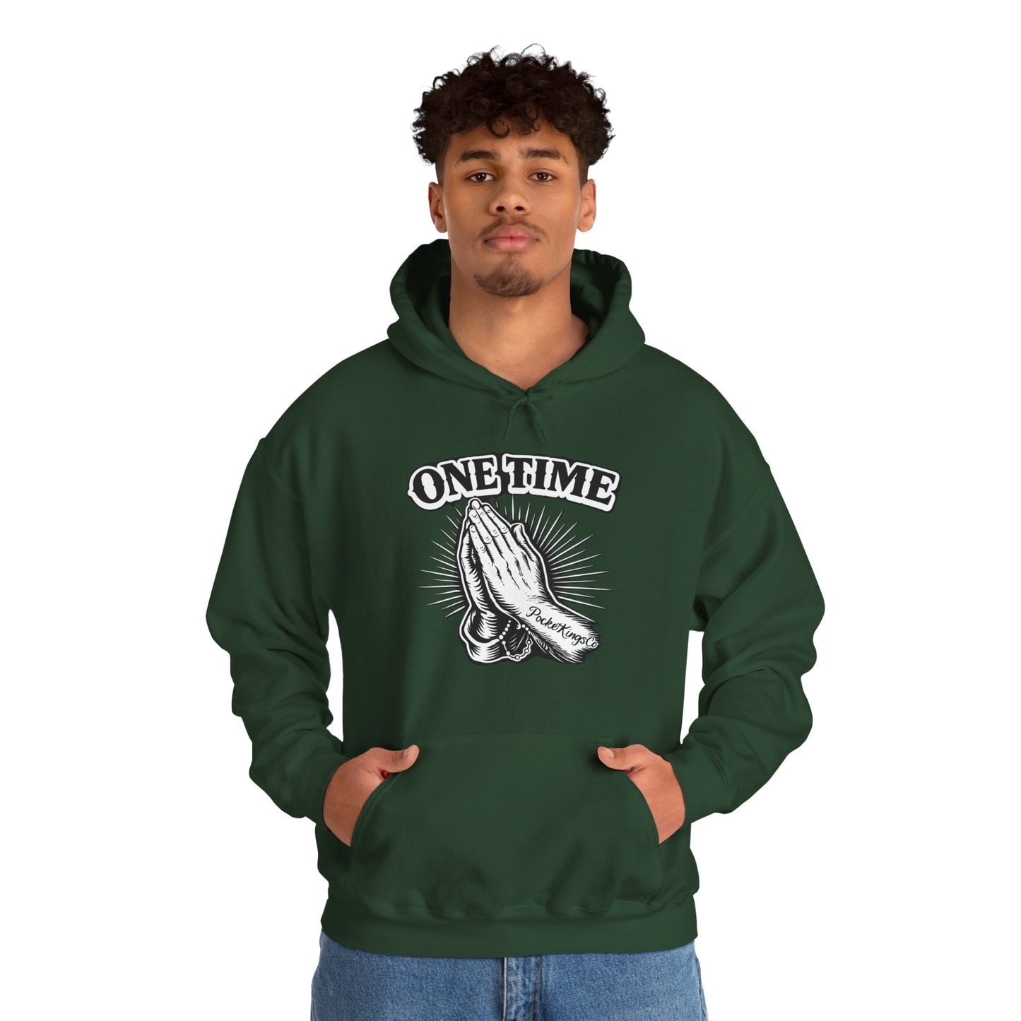 One Time PocketKingsCo Poker Mindset Hoodie