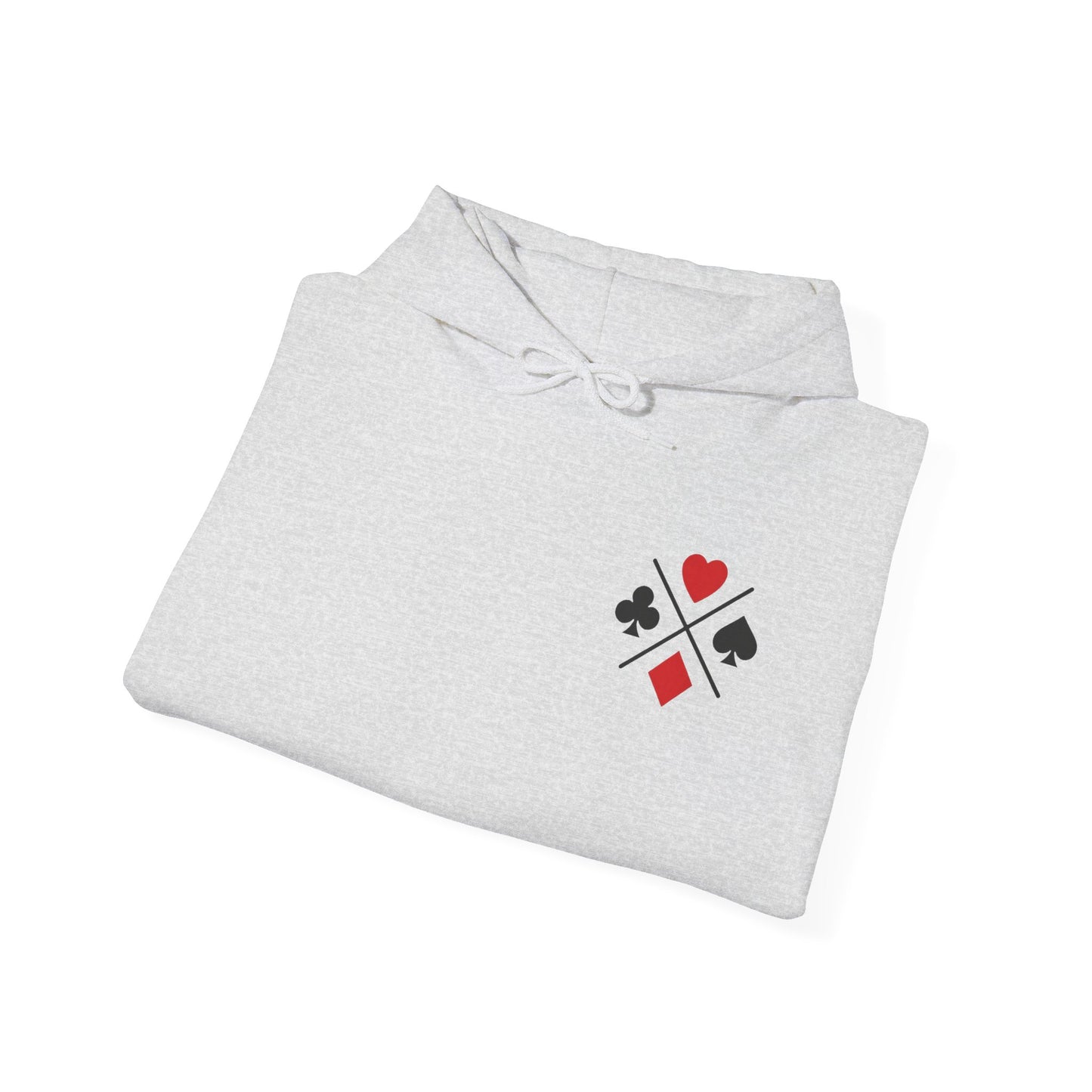 PocketKingsCo Poker Suits Hoodie – Minimal Poker Lifestyle Streetwear